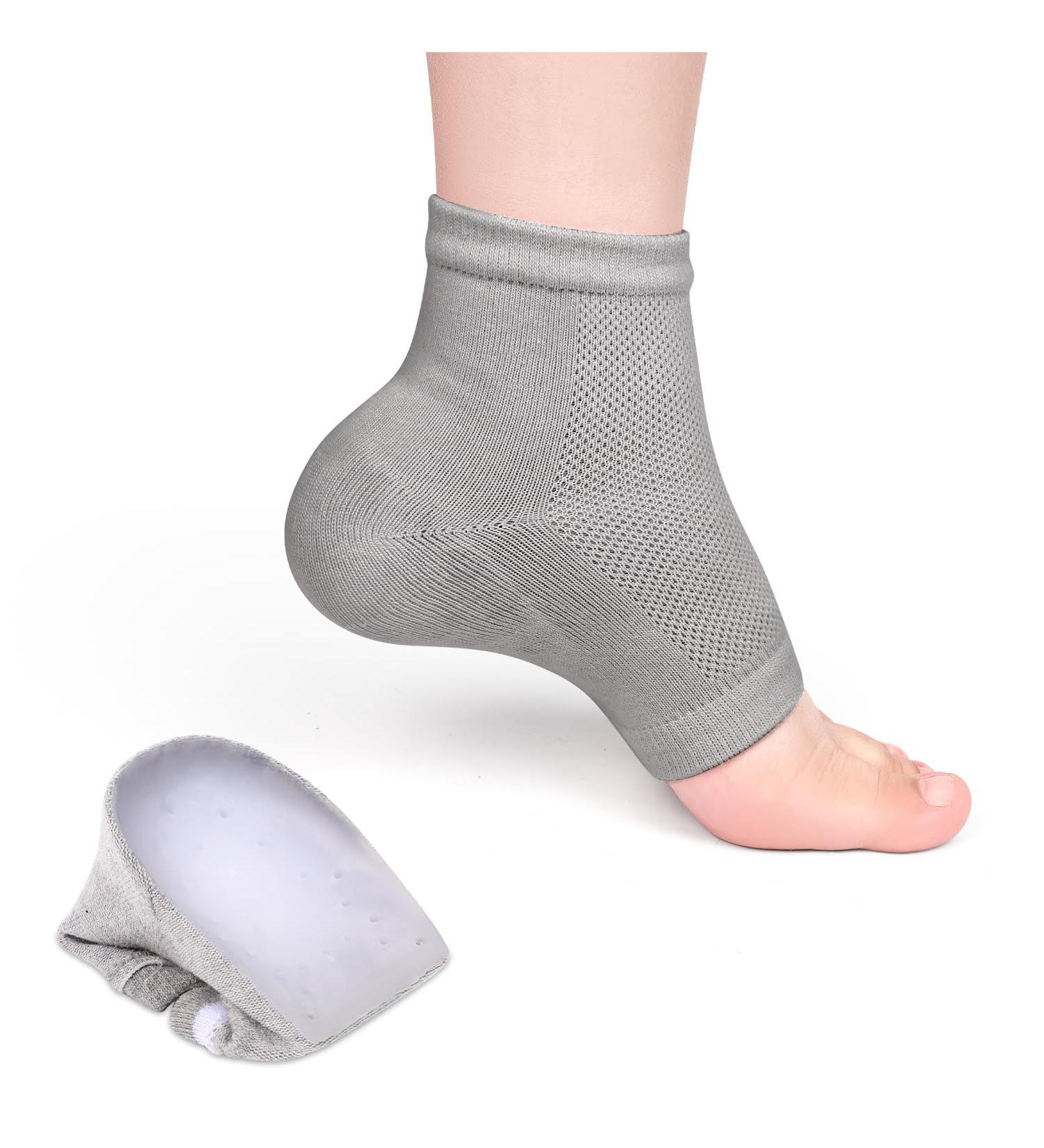 BOXOB Height Increase Socks | Comfortable Invisible Shoe Lift Insoles | Elevate Your Height Effortlessly | Ideal for Men & Women (Grey - Buy Online on GoSupps.com