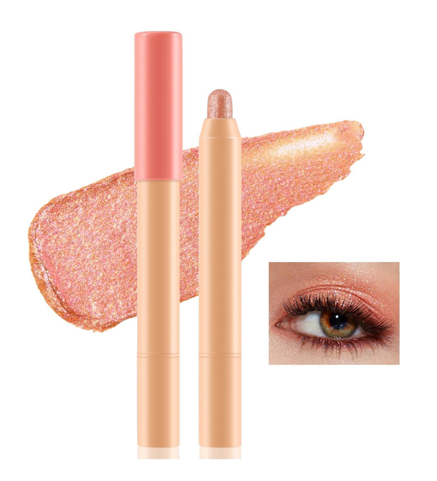 Waterproof Glitter Eyeshadow Stick | Long-Lasting Shimmer Pen & Cream Blush - Quick-Drying Highlighter #003 | International Shipping Available - Buy Online on GoSupps.com