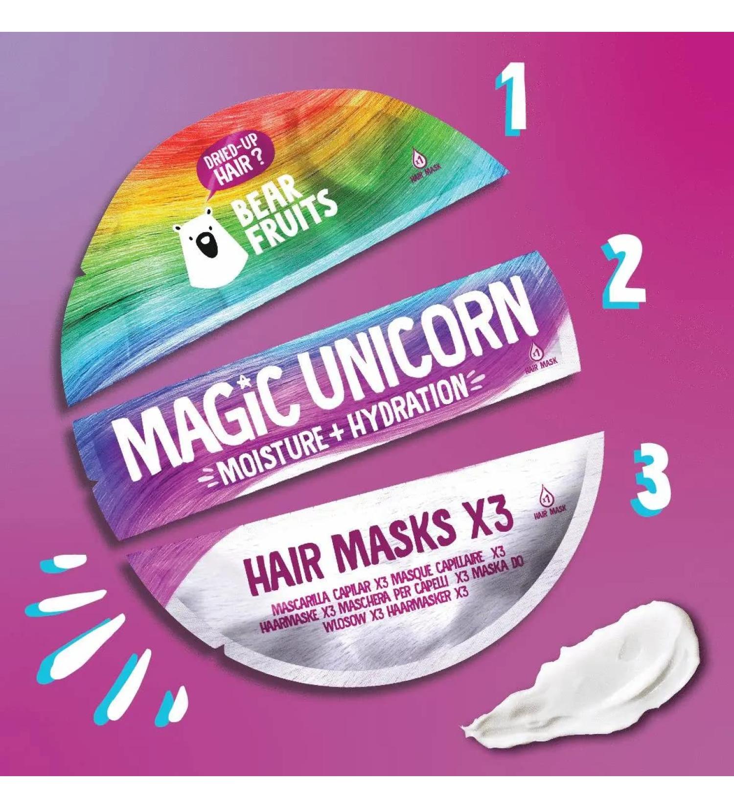 Bear Fruits Magic Hydrating Hair Mask Refill Pack of 2 (3 x 20ml) - Buy Online on GoSupps.com