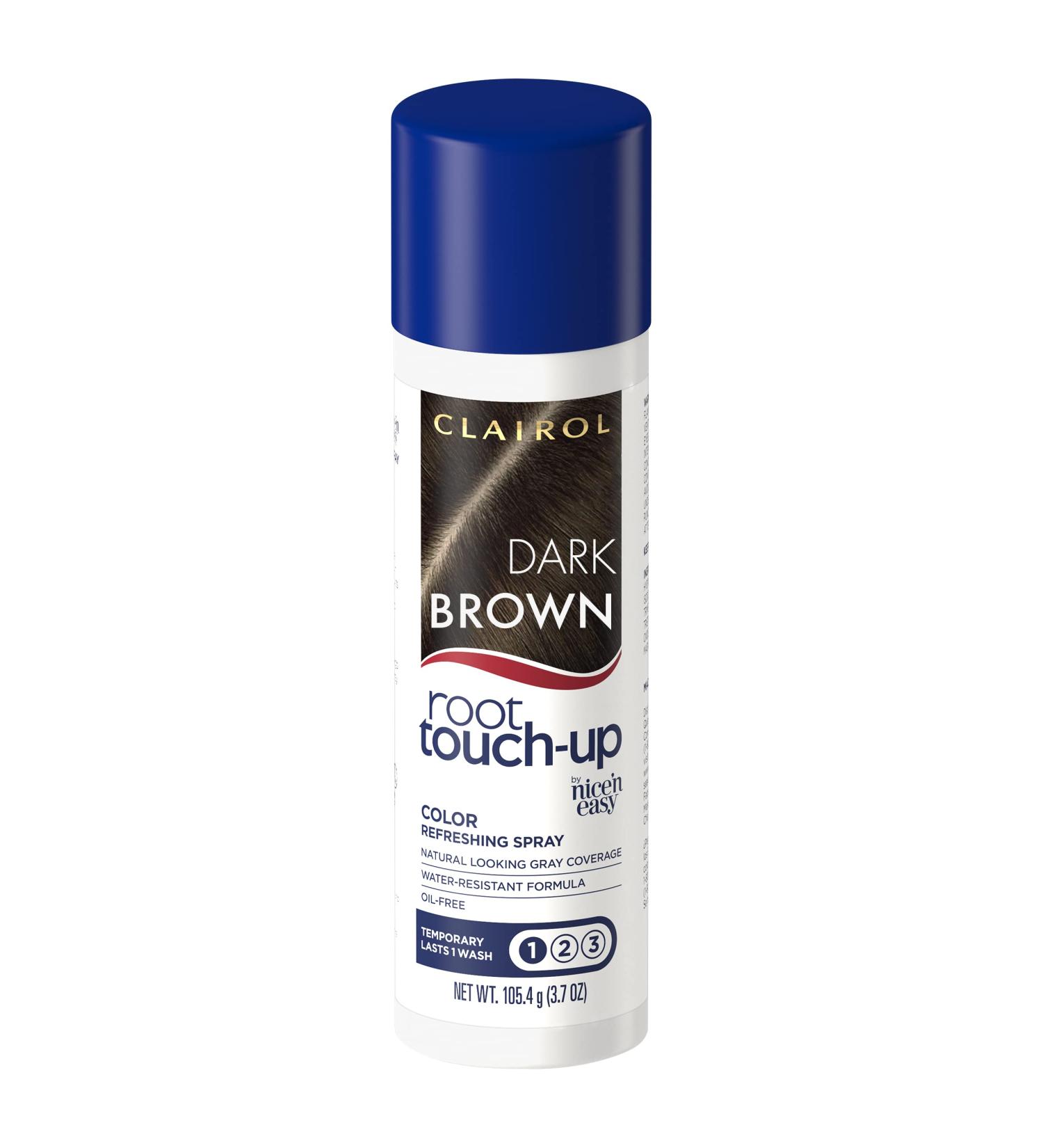 Clairol Root Touch-Up Dark Brown Hair Coloring Spray - Pack of 1 - Buy Online on GoSupps.com