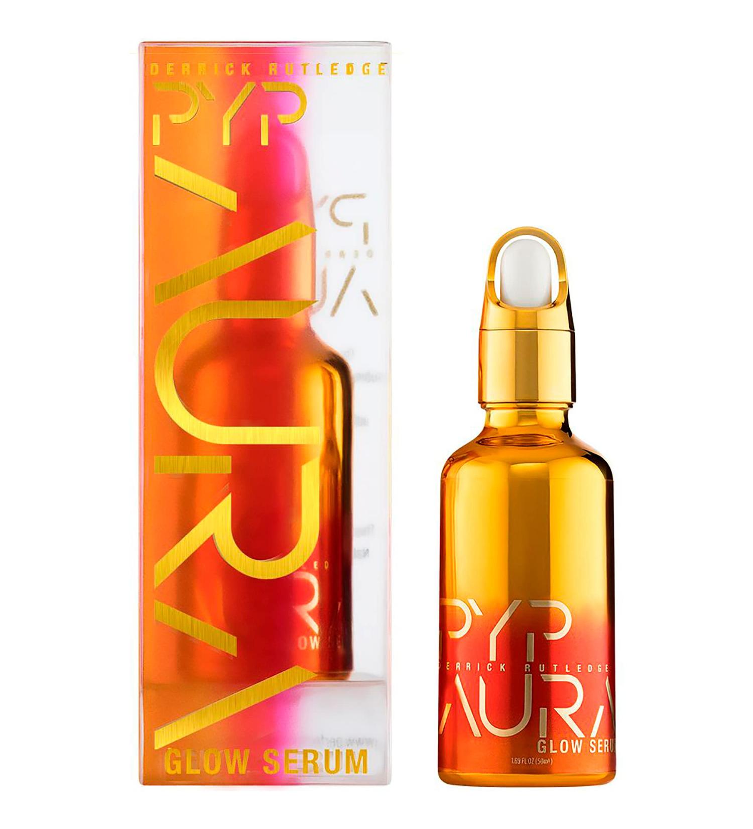 Aura Glow Age-Defying Facial Serum | Target Dark Spots Fine Lines & Wrinkles | Derrick Rutledge - Shop Internationally - Buy Online on GoSupps.com
