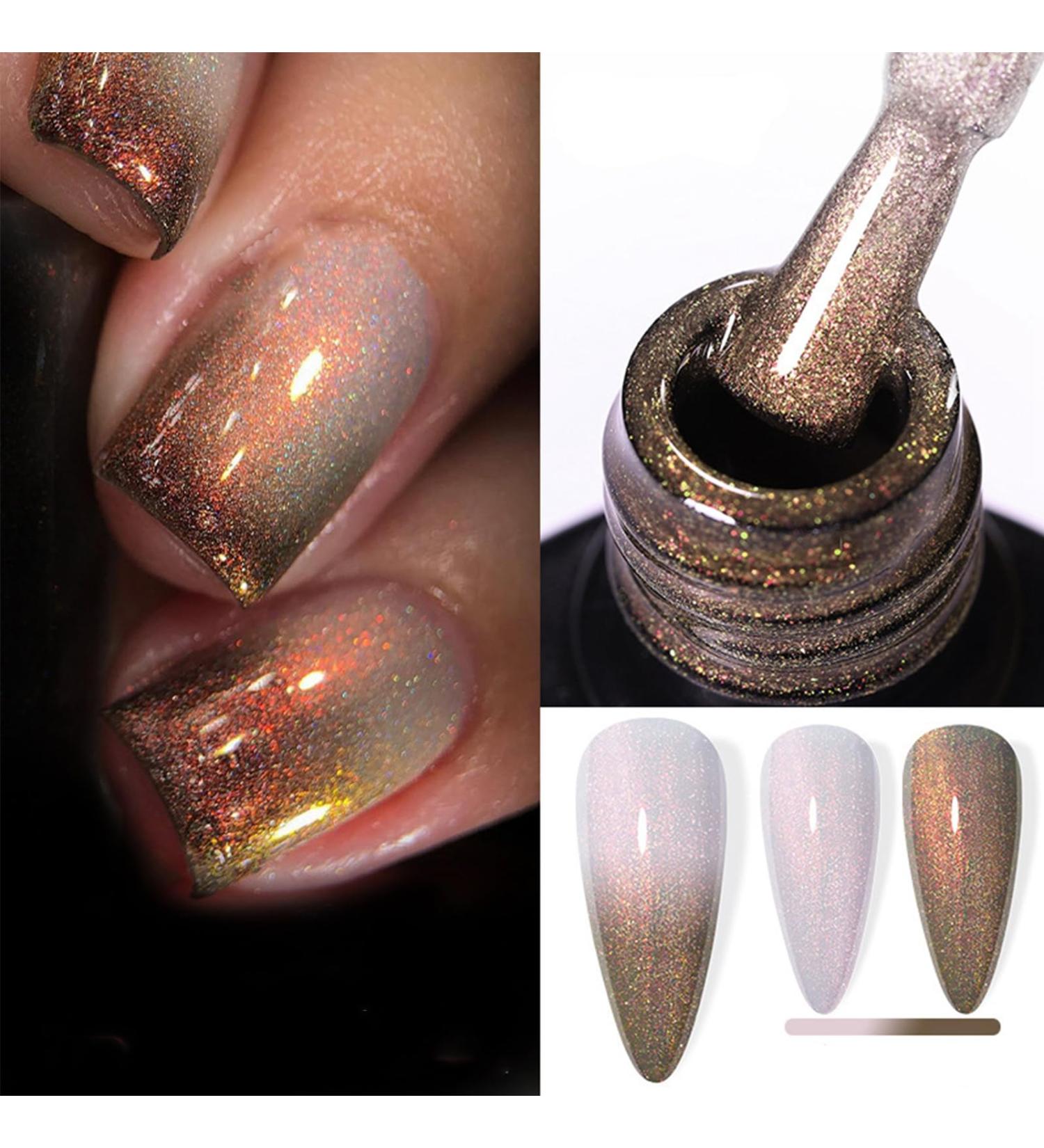 UV Gel Nail Polish Colour Changing Gel Polish Colours Soak off Nail Gel Polish Long Lasting Glossy Nail Polish Best Gift for Women - Buy Online on GoSupps.com