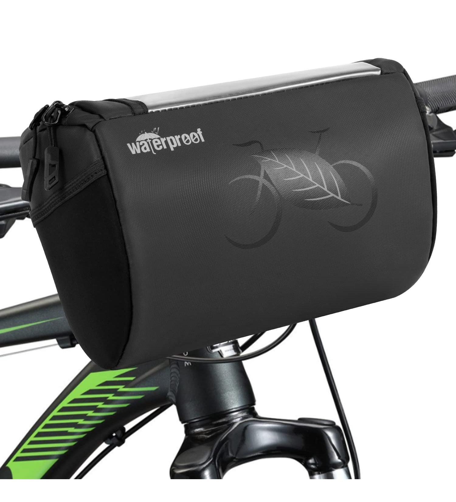 Buy Wotow Waterproof Handlebar Bag for E-Bike & MTB - 3L Reflective Frame Pocket with Touchscreen | Durable Bicycle Accessory - Buy Online on GoSupps.com