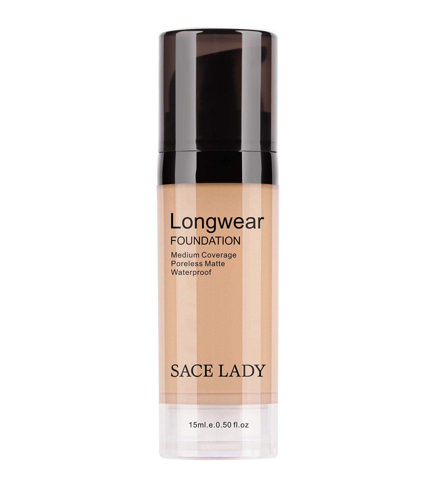 SACE LADY Matte Liquid Foundation 15ml - Long-Wearing Medium-Full Coverage Poreless Face Makeup in Light Natural Shade - Buy Online on GoSupps.com