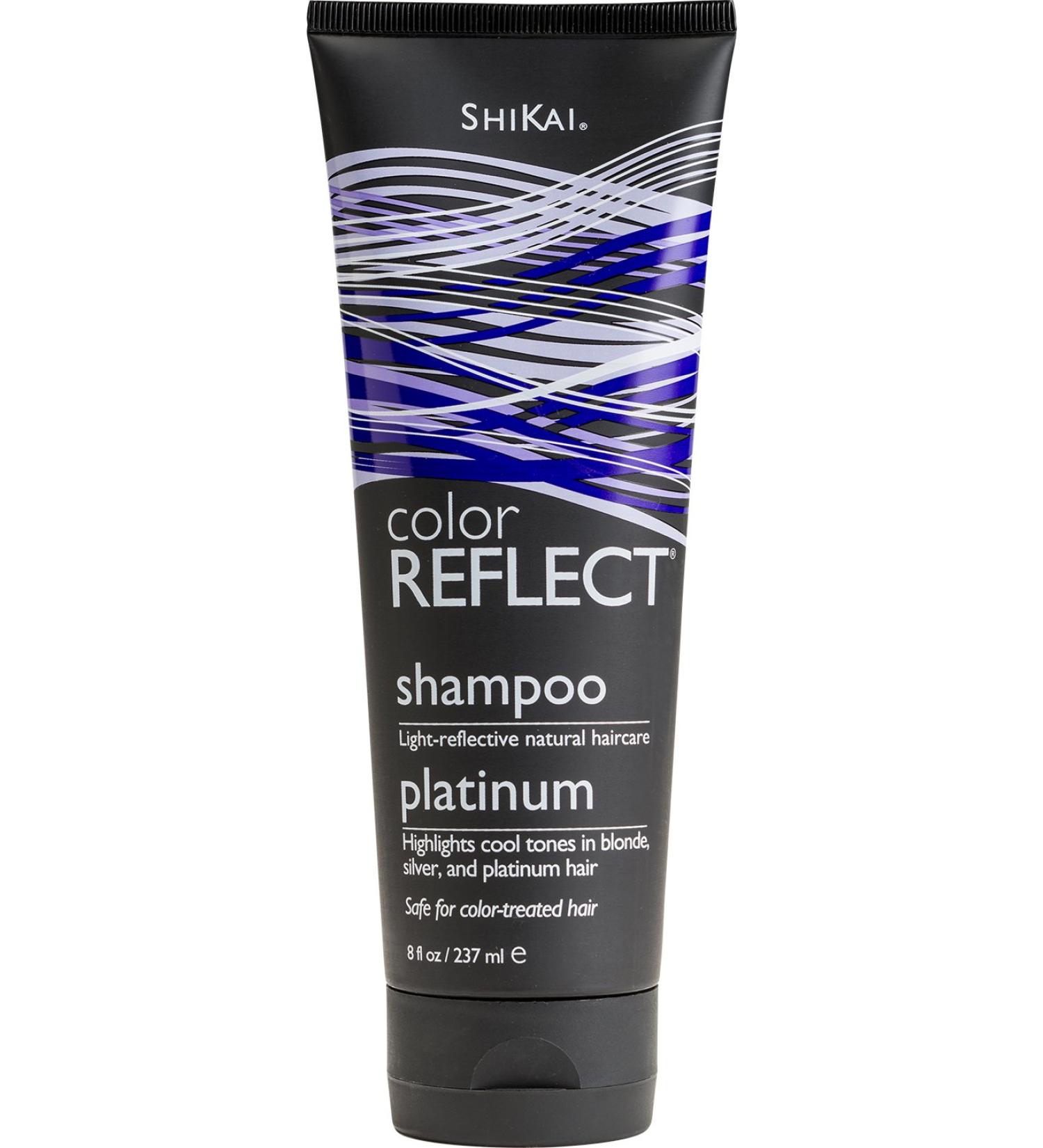 Shikai Color Reflect Platinum Shampoo, 8-Ounce Tubes (Pack of 3)
