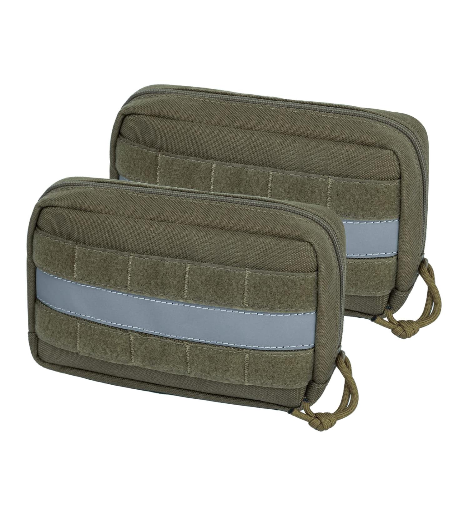 Oneigris Dog Feed Bag - Large Space 2-Pack | Reflective Stripes for Tactical Training & Walking - Ideal for Dogs - Buy Online on GoSupps.com