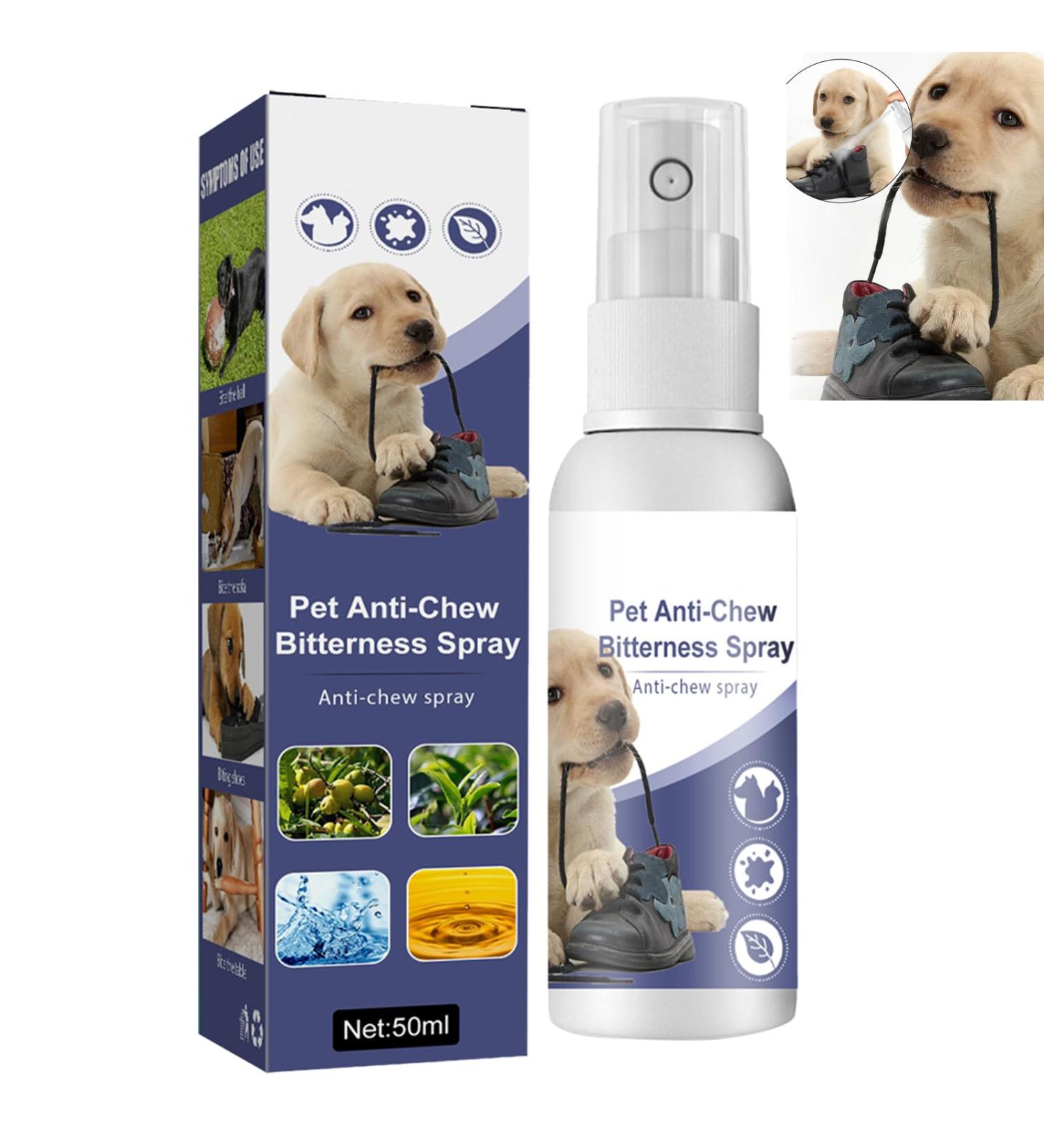 LDREAMAM Anti Kau Spray for Dogs & Cats | No Chew & Bitter Spray | Stop Chewing & Licking | 50ml - Protect Your Furniture - Buy Online on GoSupps.com