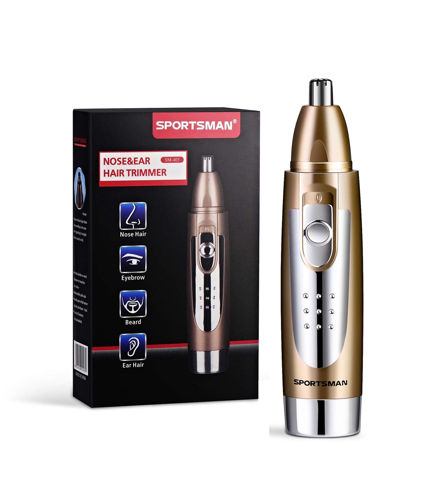 Nose Hair Trimmer for Men & Women - Ear and Nose Hair Remover with Removable Cutter Head | International Shipping Available - Buy Online on GoSupps.com