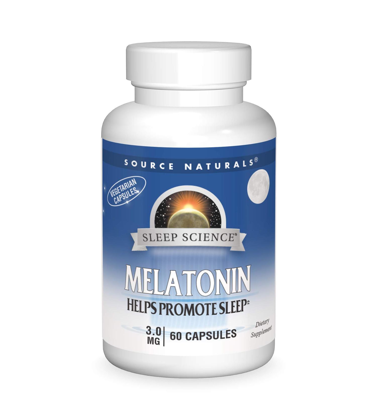 Melatonin 3 mg 60 Vegetarian Capsules 1 - Buy Online on GoSupps.com