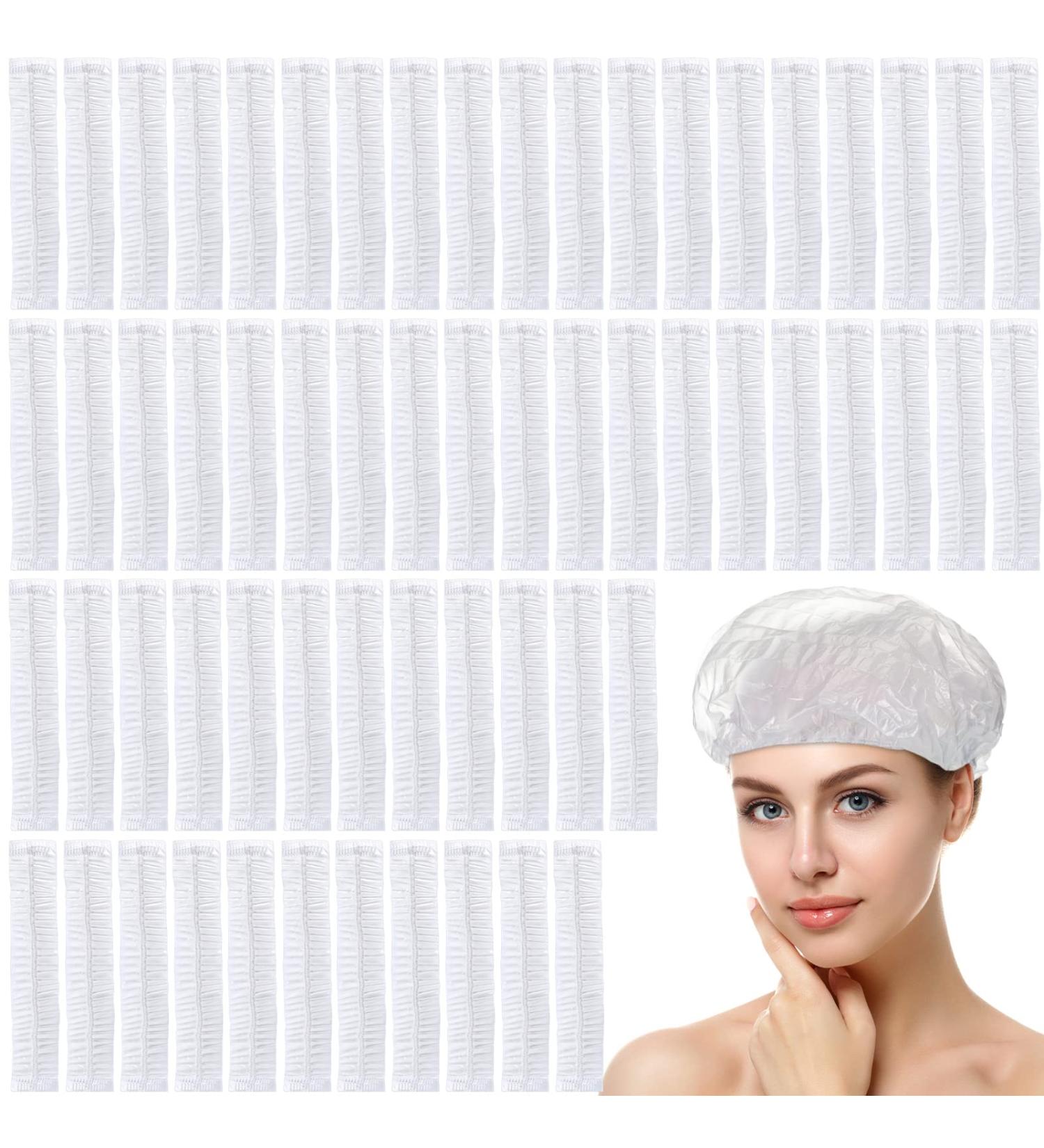 1000 Pcs Waterproof Disposable Shower Caps - Bulk Elastic Hair Processing Caps for Women, Kids, Girls - Ideal for Spa, Travel, Hotel, Salon, and Home Use - Buy Online on GoSupps.com