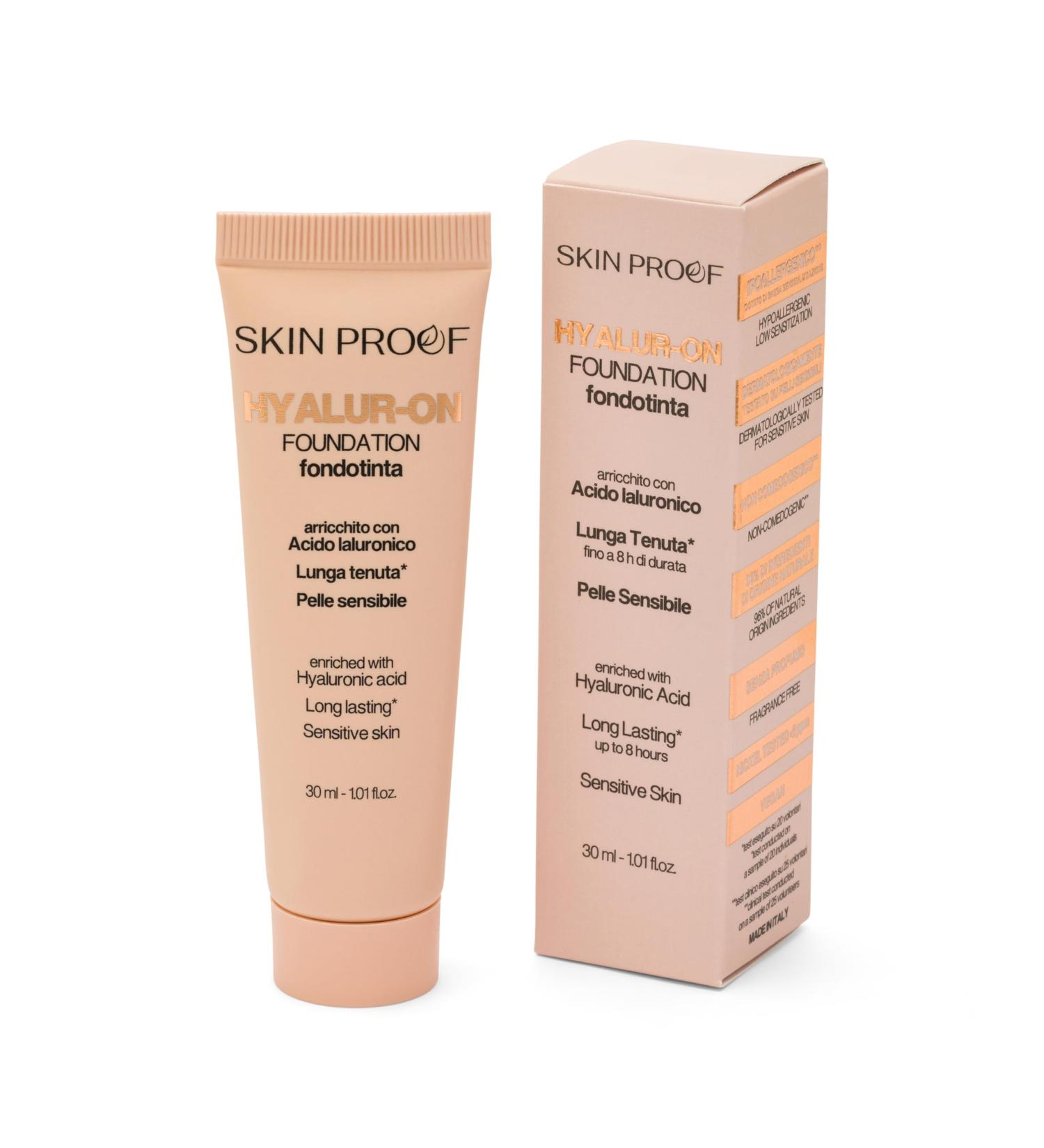 SKIN PROOF HYALUR-ON FONDOTINTA LONG LASTING FOUNDATION (04 - Sand)