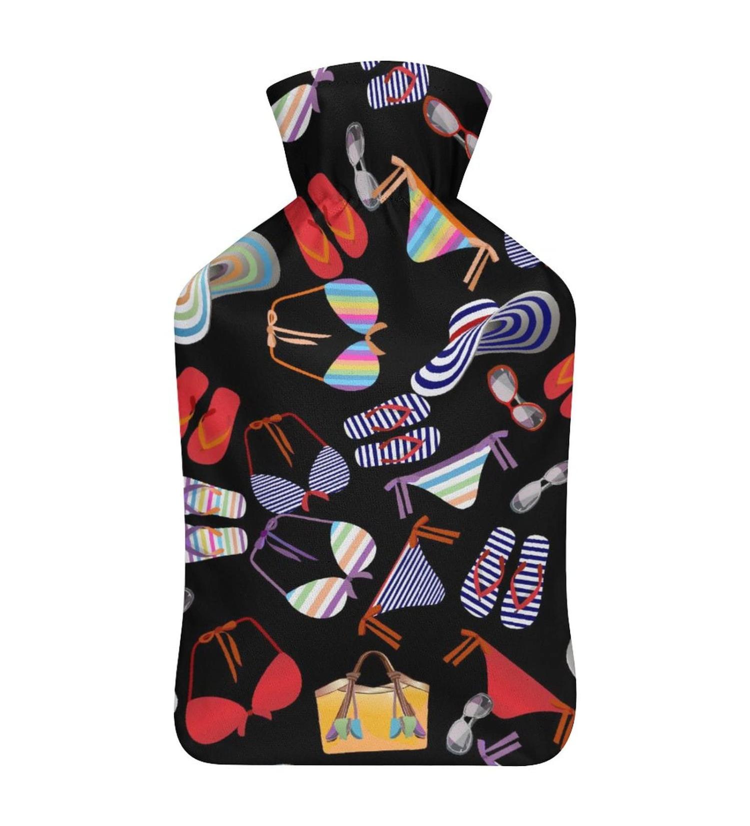 Plush Bikini Hot Water Bottle - Hand Warmer for Adults & Kids | 26.5x15.3cm - International Shipping Available - Buy Online on GoSupps.com