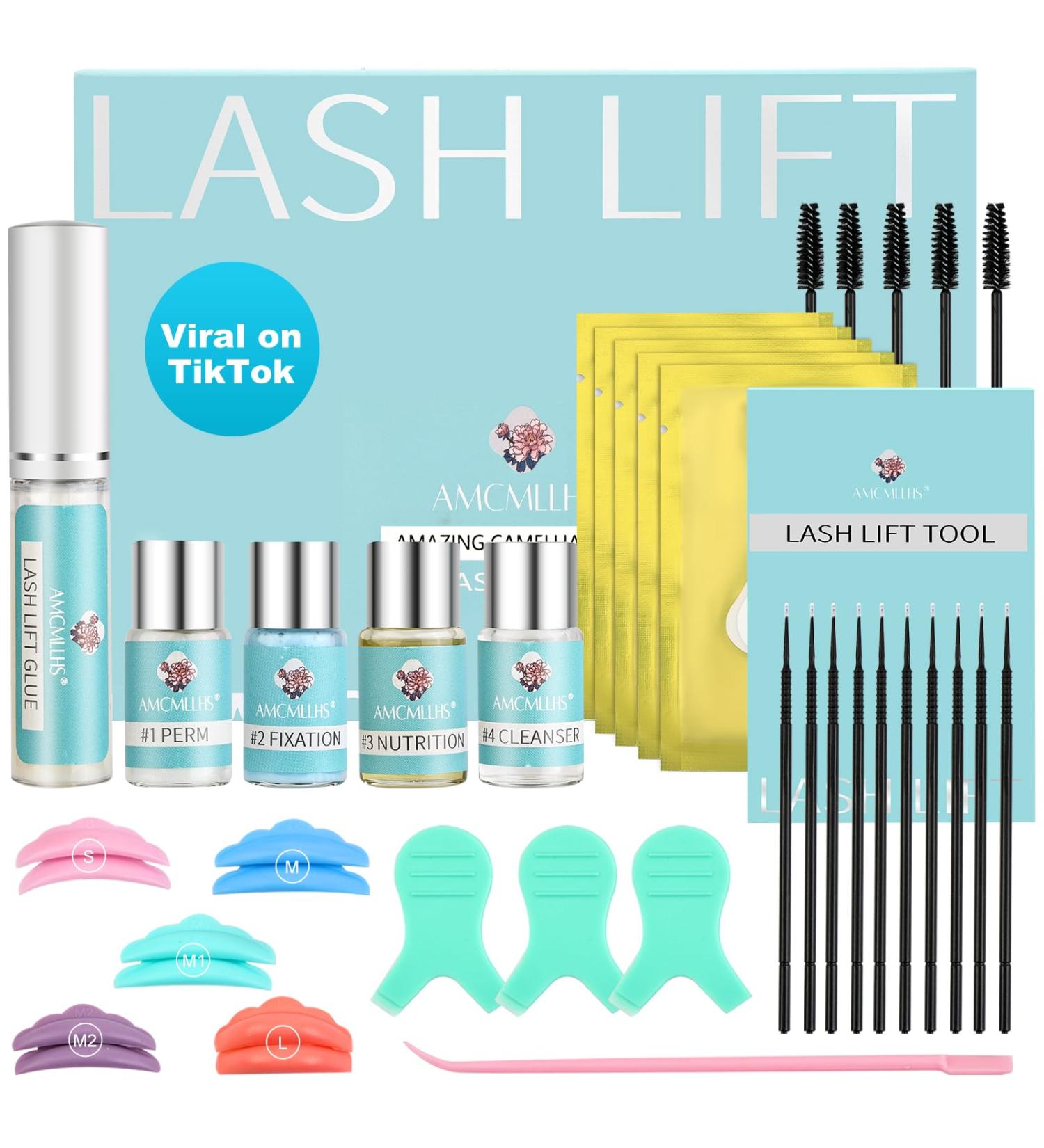 Upgraded Lash Lift Kit - Professional Eyelash Perm & Curling Kit for Home & Salon Use - Buy Online on GoSupps.com