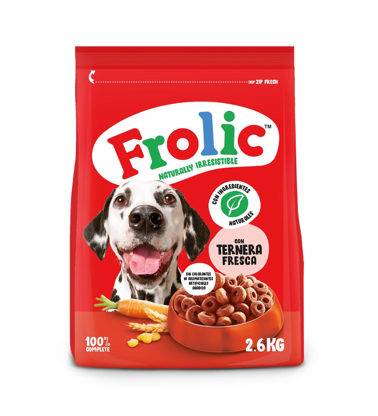 Frolic Semi-Wet Adult Dog Food Beef Flavor, 2.6 kg Bag
