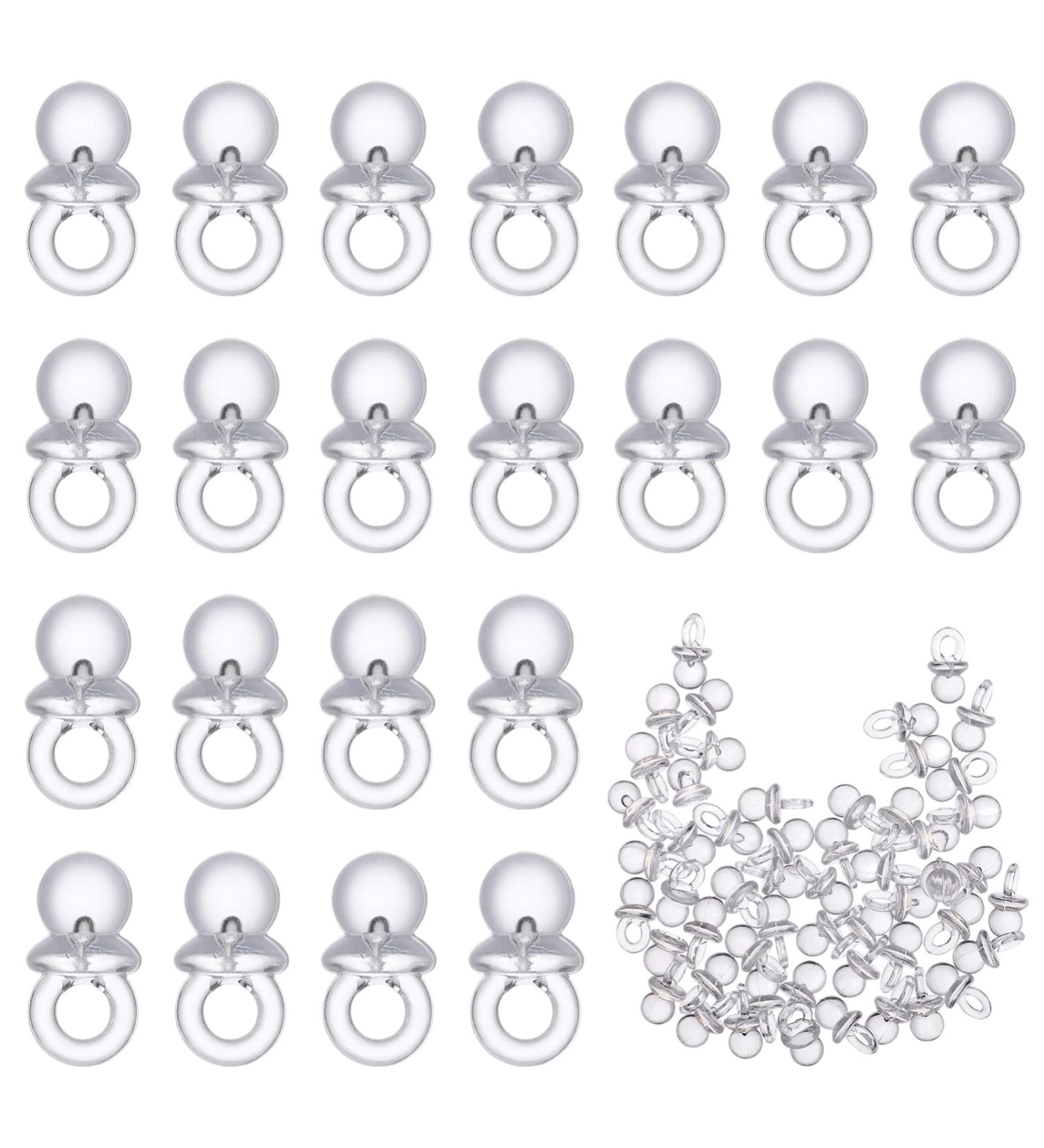 Milists 50-Piece Pacifier Party Gifts | Toddler & Newborn Acrylic Pacifiers | Baby Hairpins for Girls - Buy Online on GoSupps.com