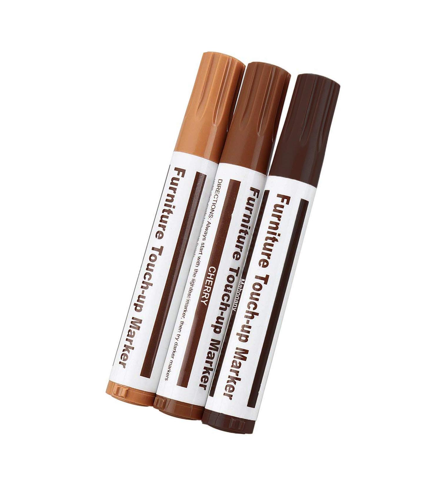 Wideskall Wood Floor & Furniture Repair Touch-Up Markers Scratch Cover