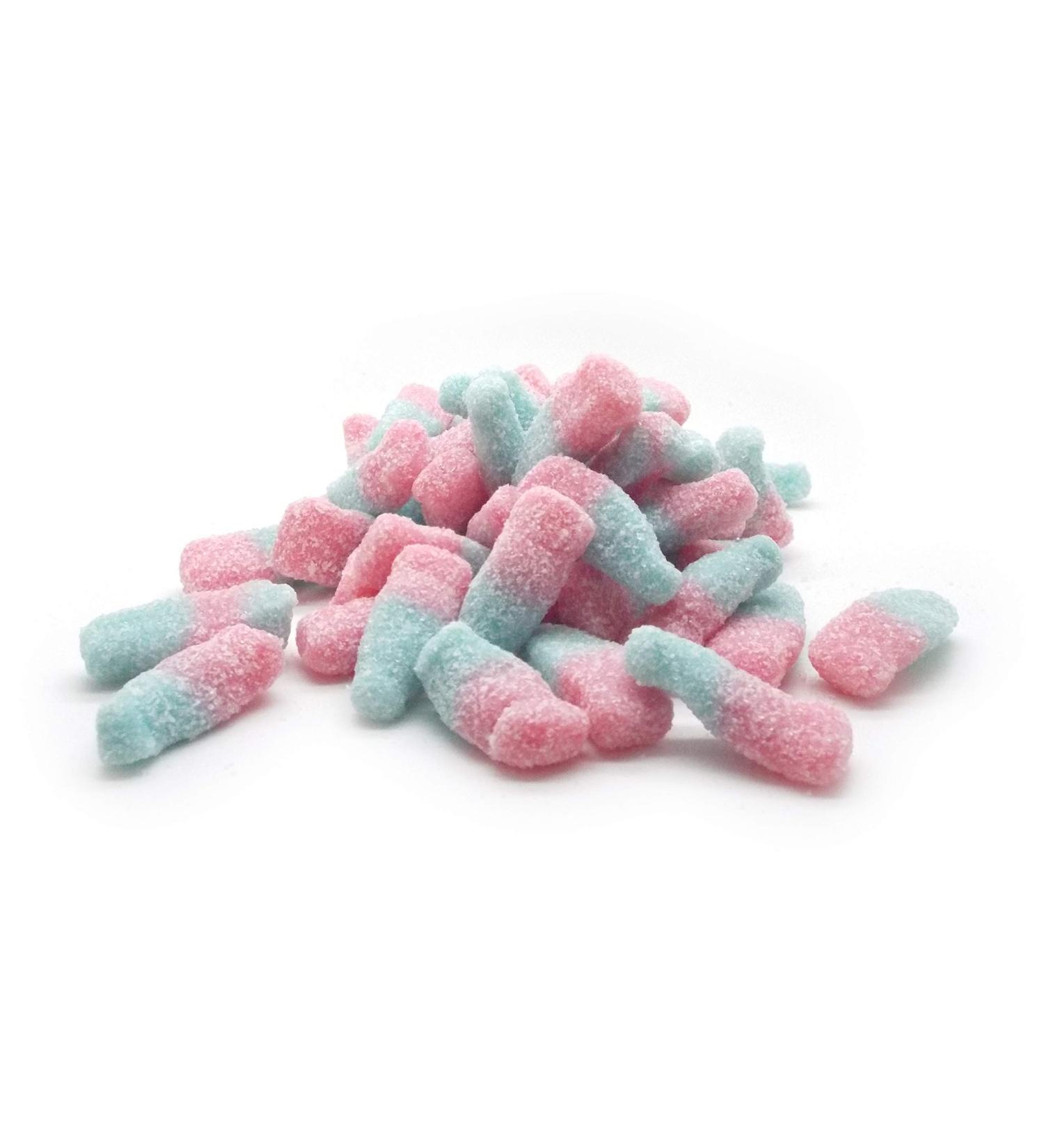 Fizzy Bubblegum Bottles - 500g Gummy Sweets