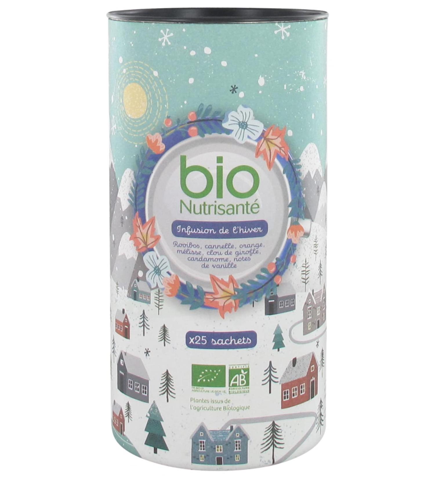 Vitavea Organic winter infusion 25 tea bags in a box of 115 g