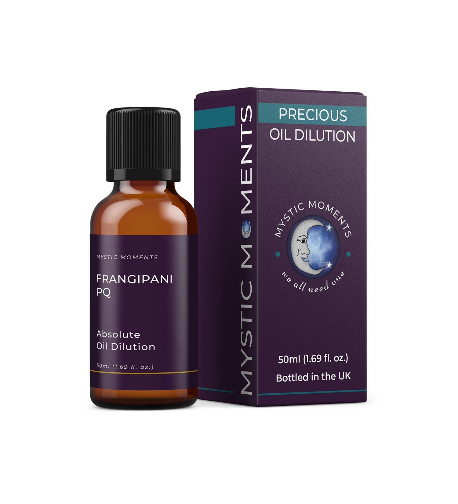 Mystic Moments Dilution D'huile Absolue De Frangipanier PQ - 50ml - 3% M lange De Jojoba - Buy Online on GoSupps.com