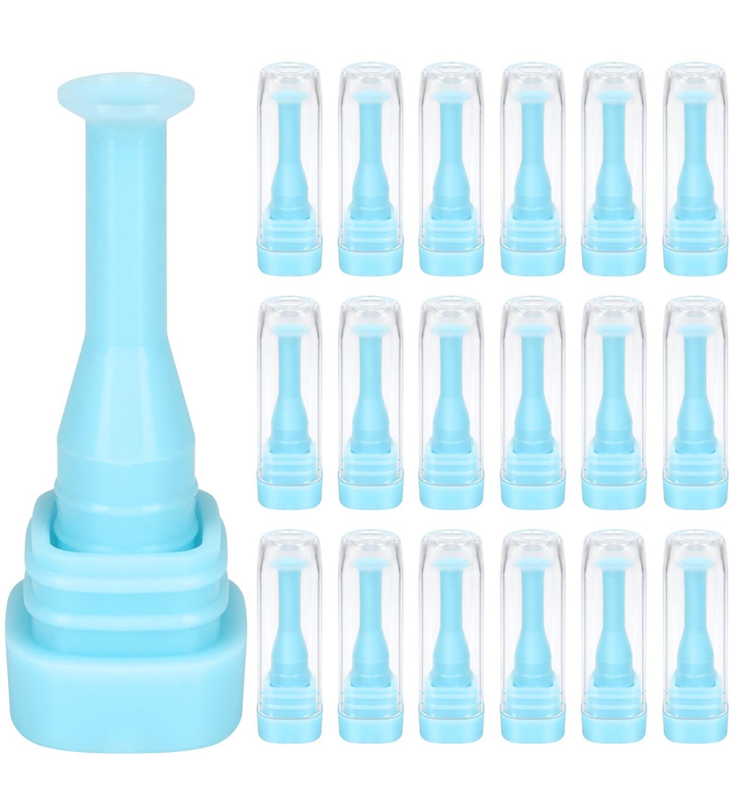 10 Pack Hard Contact Lens Remover & Inserter - Suction Cup for RGP & Scleral Lenses (Blue) - International Shipping Available - Buy Online on GoSupps.com