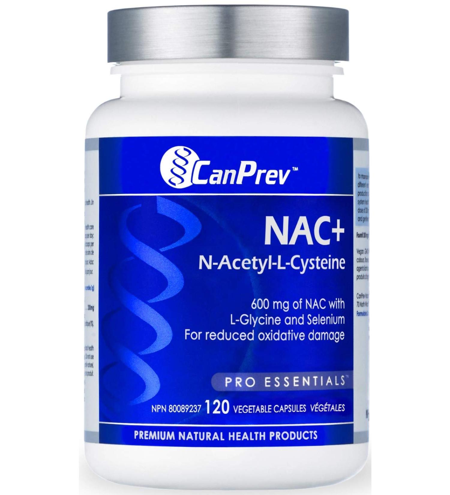 Buy CanPrev NAC (N-Acetyl-L-Cysteine) 120 Caps - Support Wellness & Detox | International Shipping Available - Buy Online on GoSupps.com