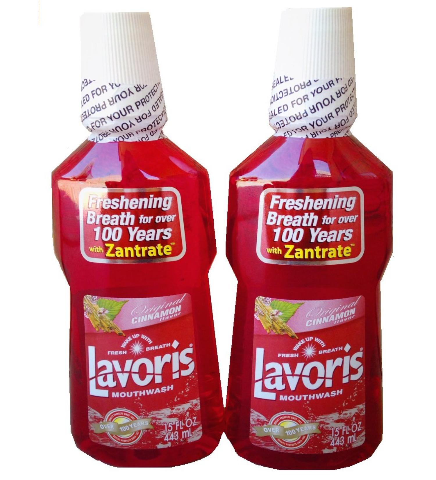 Lavoris Mouthwash Original Cinnamon Flavor 2-Pack