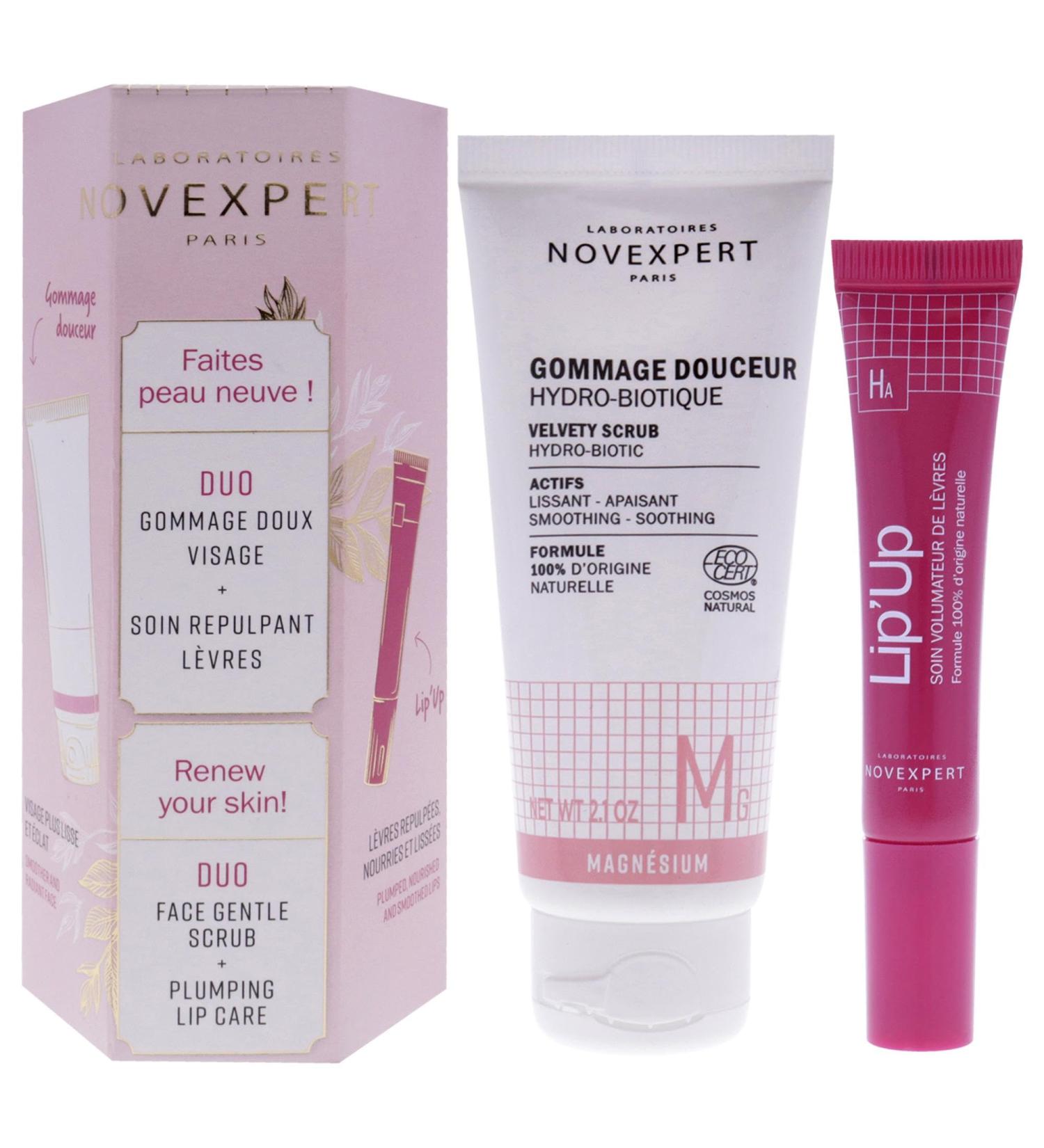 Renew You Skin Duo for Women | Hydro-Biotic Gentle Scrub & Plumping Lip Care | 2 Pc Set - International Shipping - Buy Online on GoSupps.com