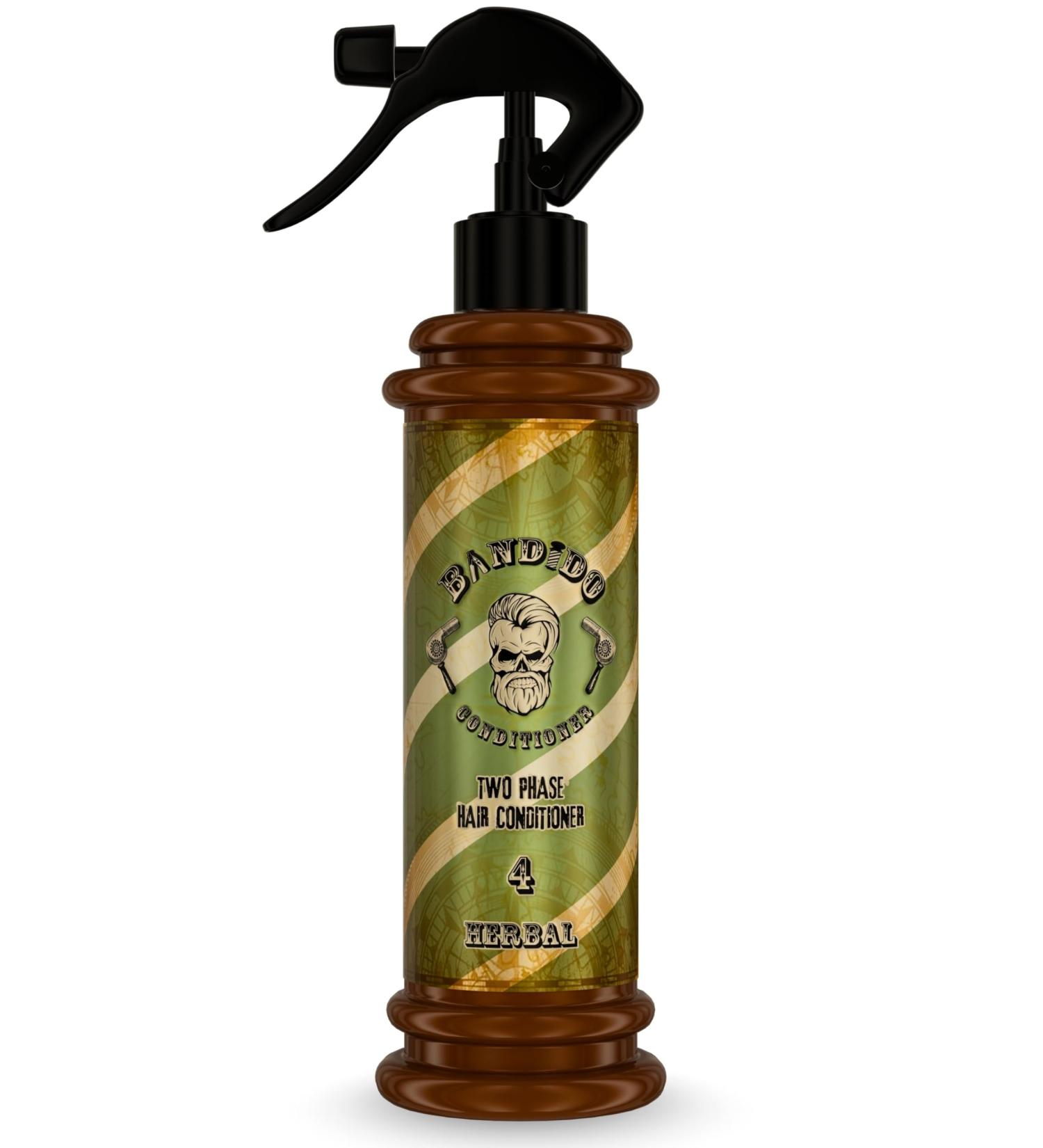  Bandido BANDIDO Herbal Bi-Phase Conditioner 350ml Leave-In Hair Treatment Paraben-Free Conditioner Leave-In Conditioner Anti-Frizz & Volume Argan Oil - Buy Online on GoSupps.com