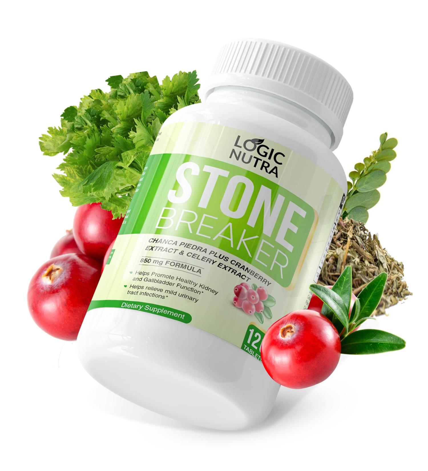 Logic Nutra Chanca Piedra Kidney Stone Breaker 800mg - 120 Tablets for Gallbladder Cleanse & Urinary Pain Relief - Buy Online on GoSupps.com