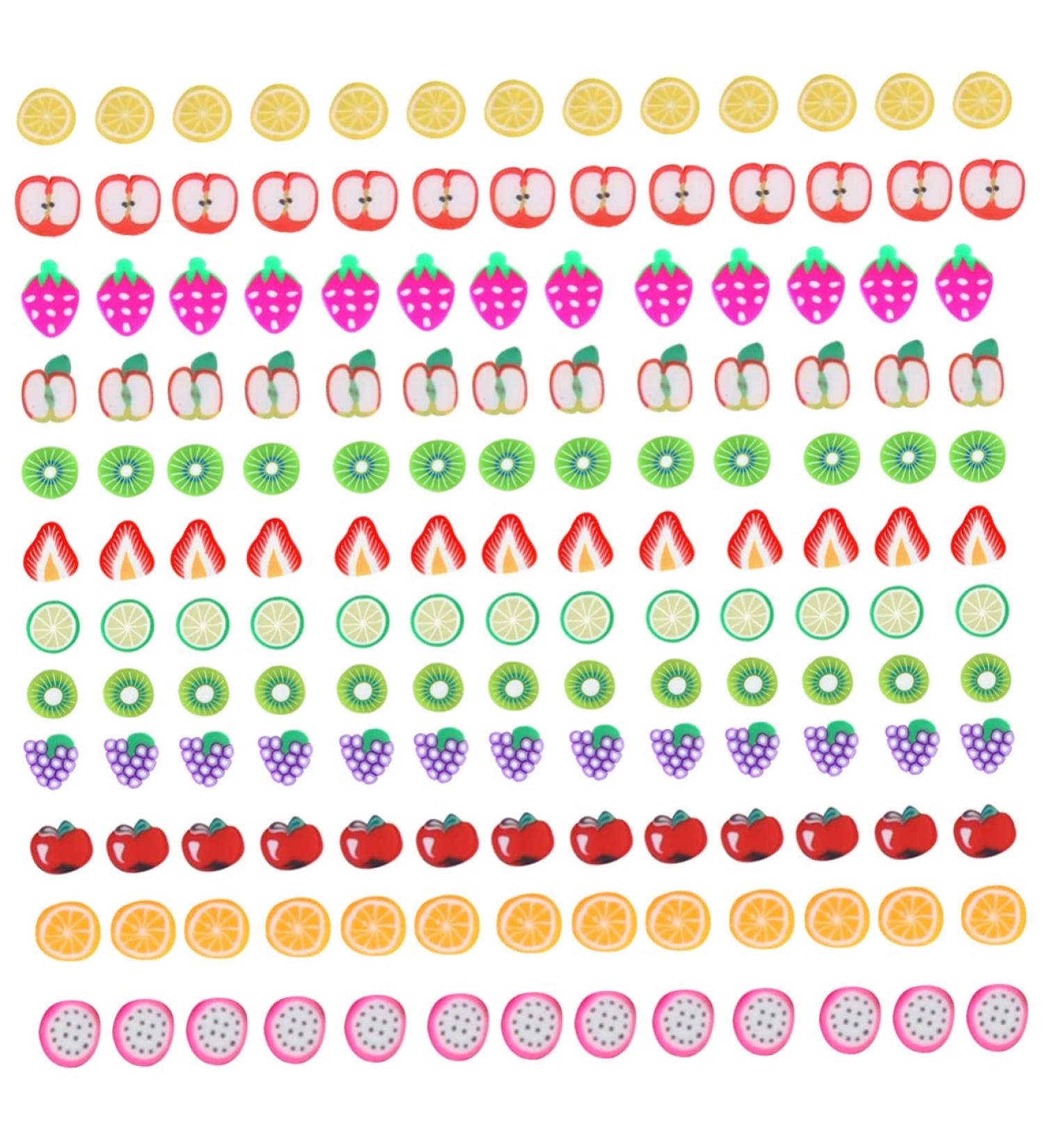minkissy 7200 Pcs 12 Fruit Sliced nail Art Accessories Nail Fruit Slice Nail Art Decorations Nail Art Slices Arts Crafts Slices Nails Decoration Resin Manicure Decorative Sheet - Buy Online on GoSupps.com