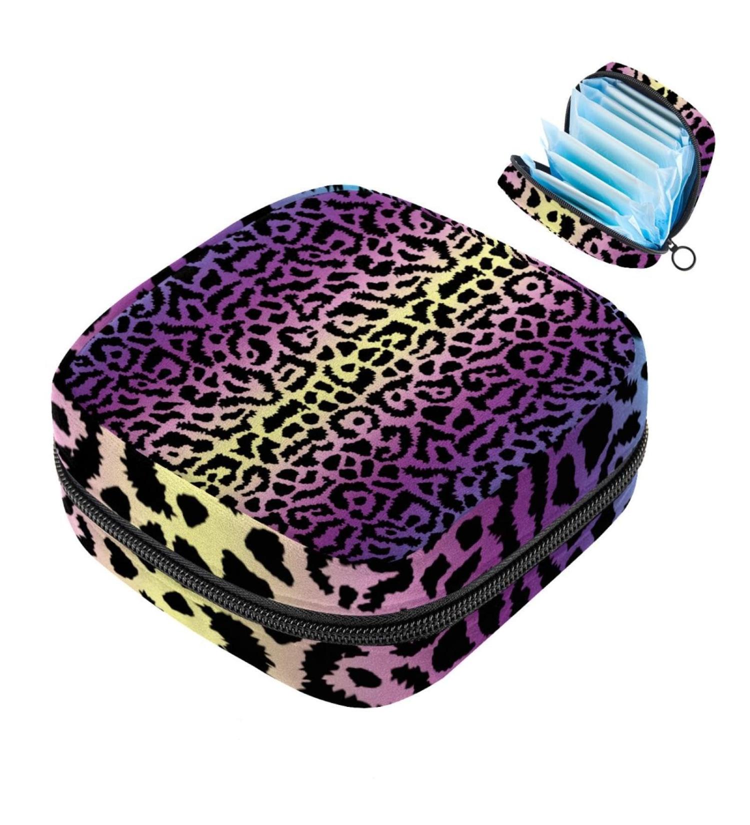 Javenproeqt Portable Women's Binding-Up Bags | Menstrual Cup Pocket & Pads for Teens | Artistic Tukane & Pineapple Design - Buy Online on GoSupps.com