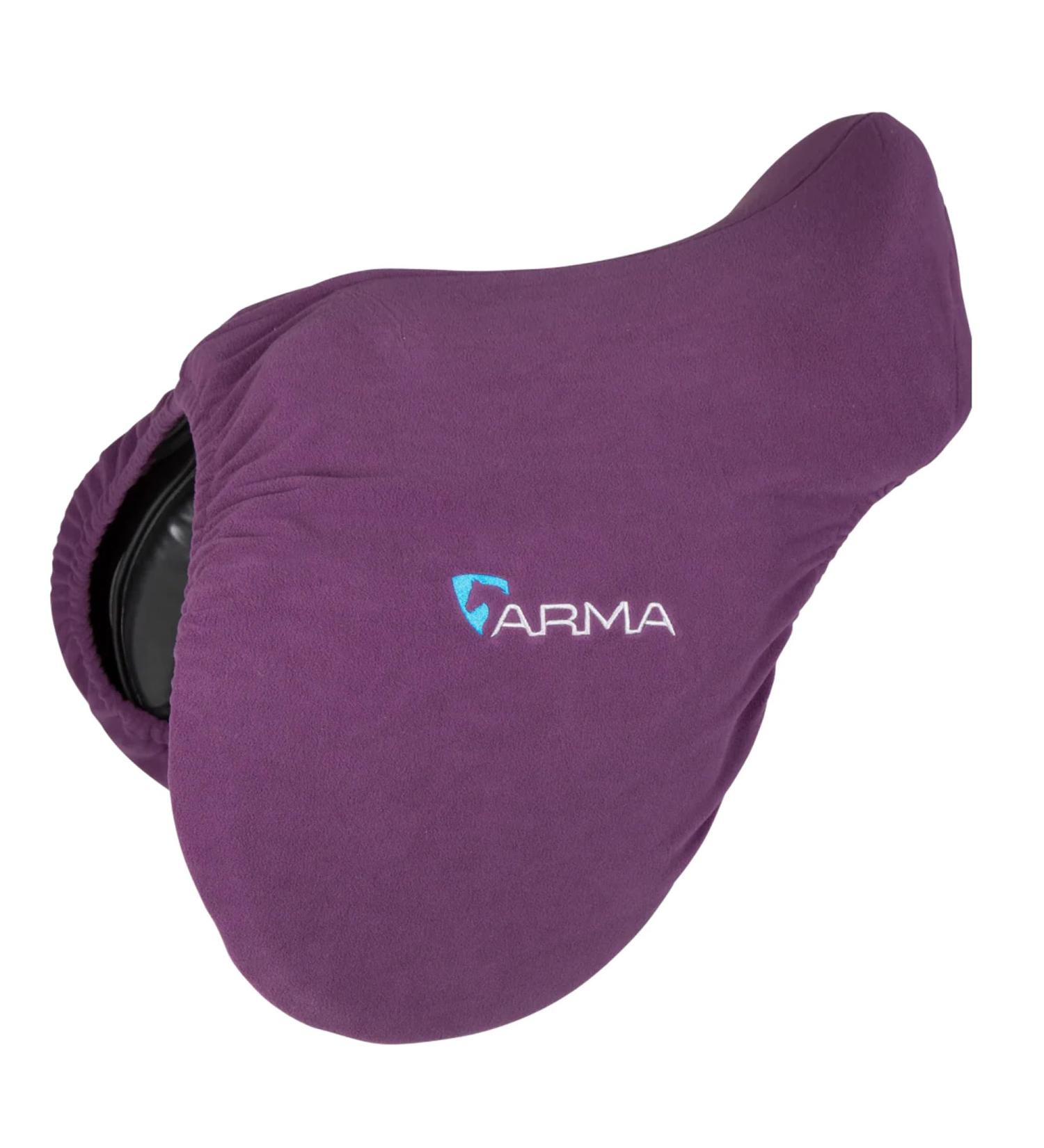 Shires - MJ Ainge Arma Polyester Fleece GP Saddle Cover (17'' - 18'' Plum) 17" - 18" Plum - Buy Online on GoSupps.com
