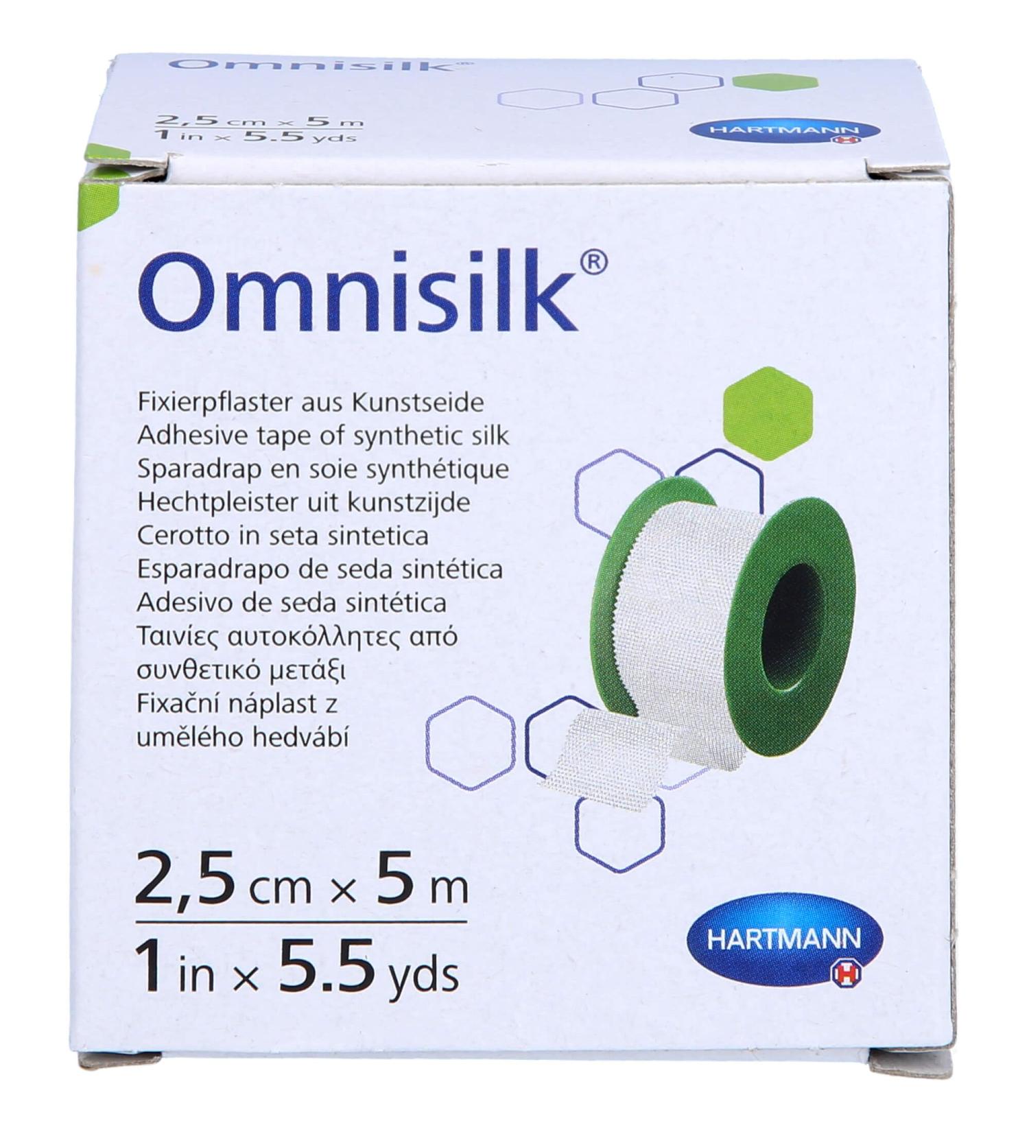 Buy OMNISILK Fixation Plaster 2.5 cm x 5 m - High-Quality Artificial Silk for Secure Bandaging - Fast International Shipping - Buy Online on GoSupps.com