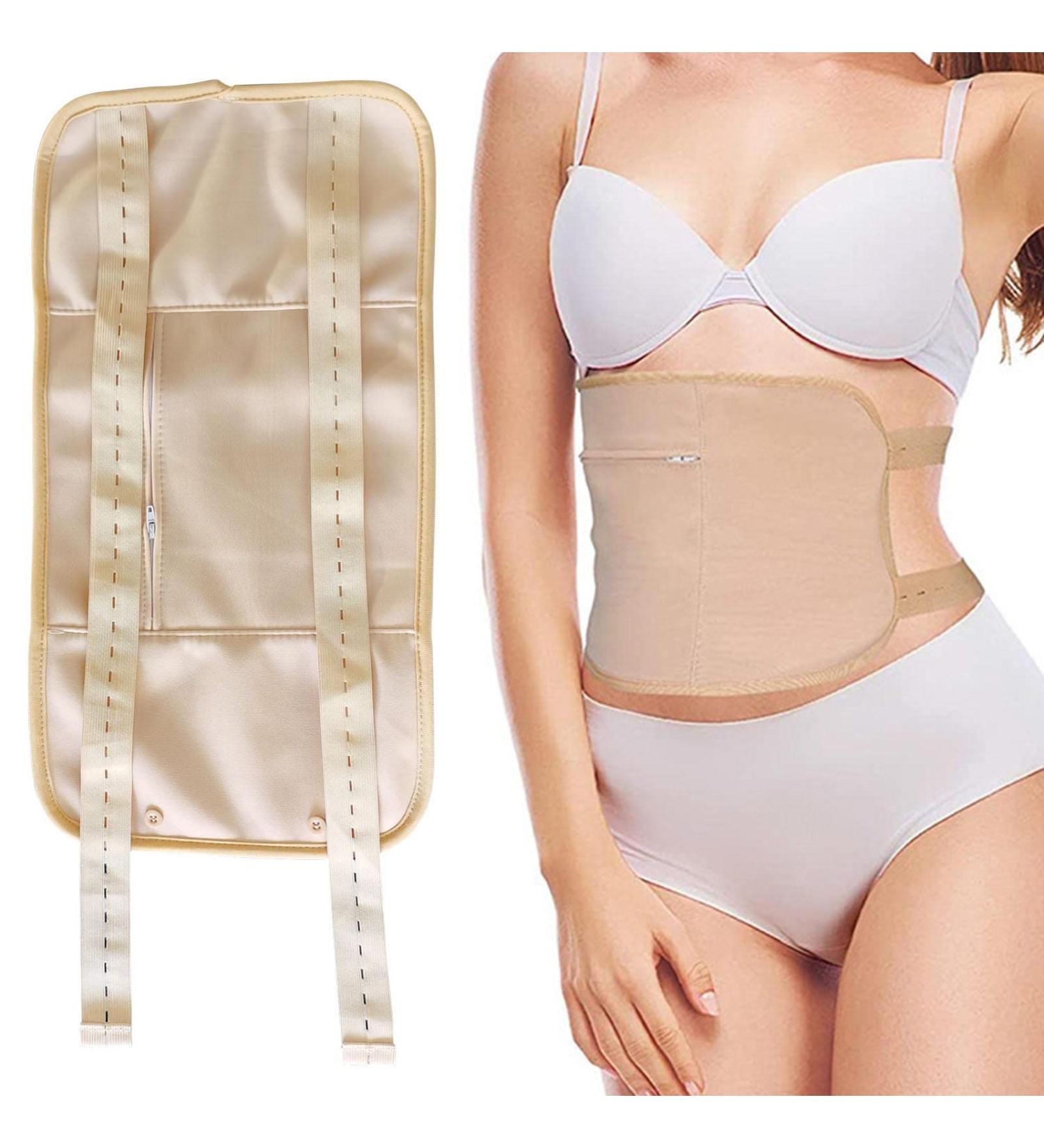 Delitls Reusable Castor Oil Pack for Thyroid Liver Detox & Muscle Pain Relief - Khaki Bio-Rizinus Oil Wrap - Buy Online on GoSupps.com