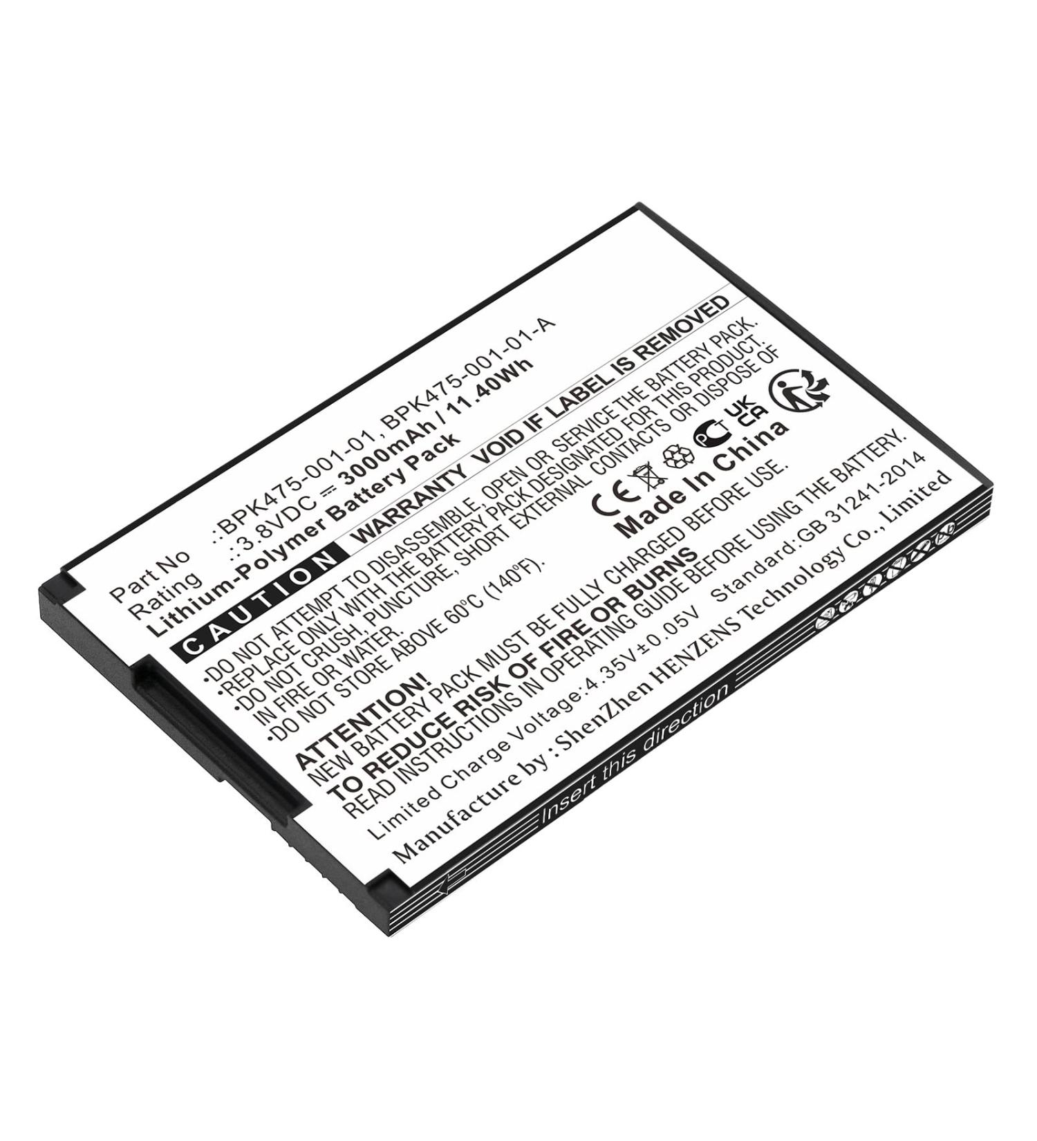 Synergy Digital Credit Card Reader Battery for Verifone BPK475-001-01 | Li-Pol 3.8V 3000mAh | Fast International Shipping - Buy Online on GoSupps.com