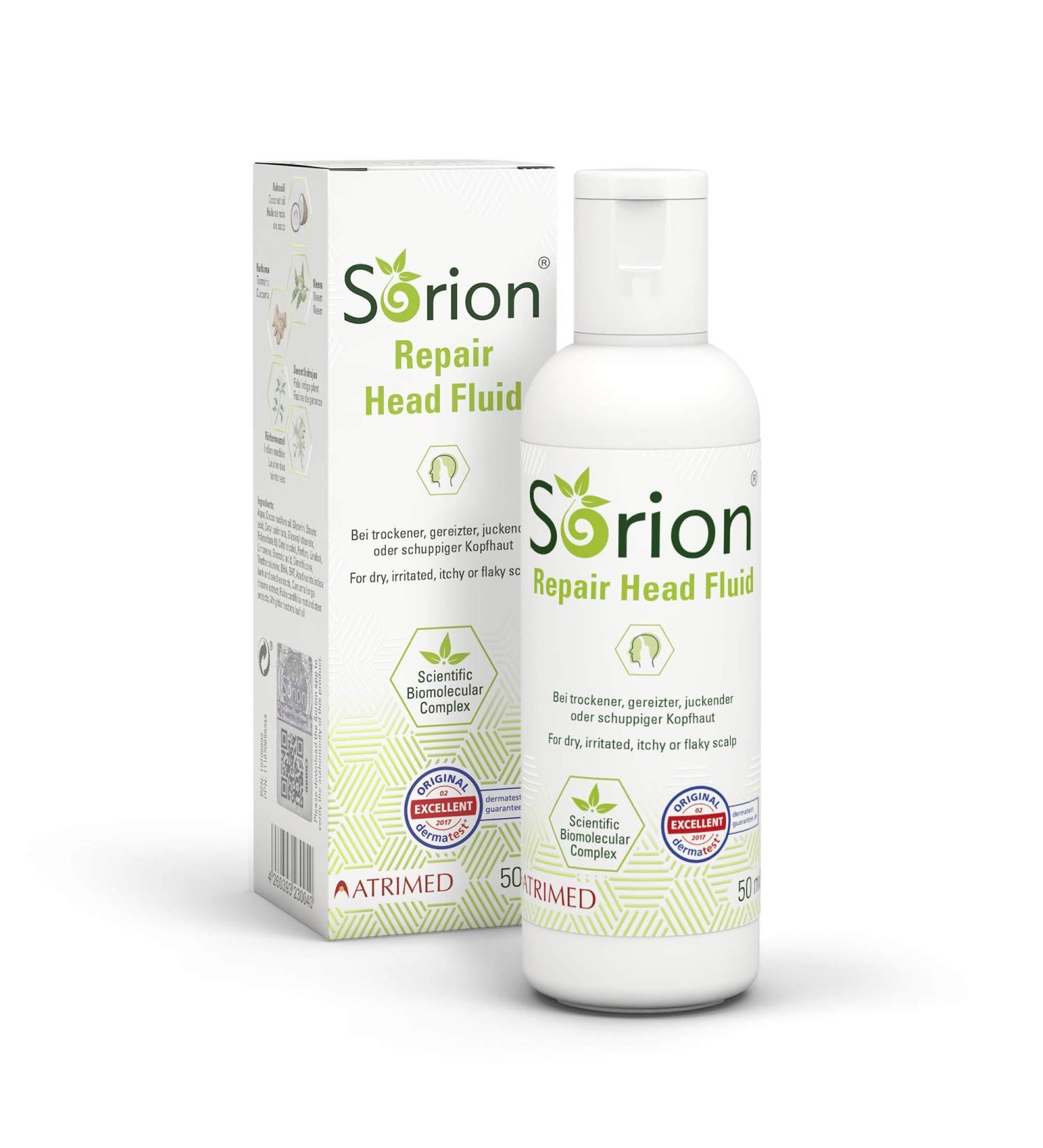 Sorion Head Fluid - Intensive Skin Regeneration for Irritations Redness Dandruff & Itching (50 ml) | Fast International Shipping - Buy Online on GoSupps.com