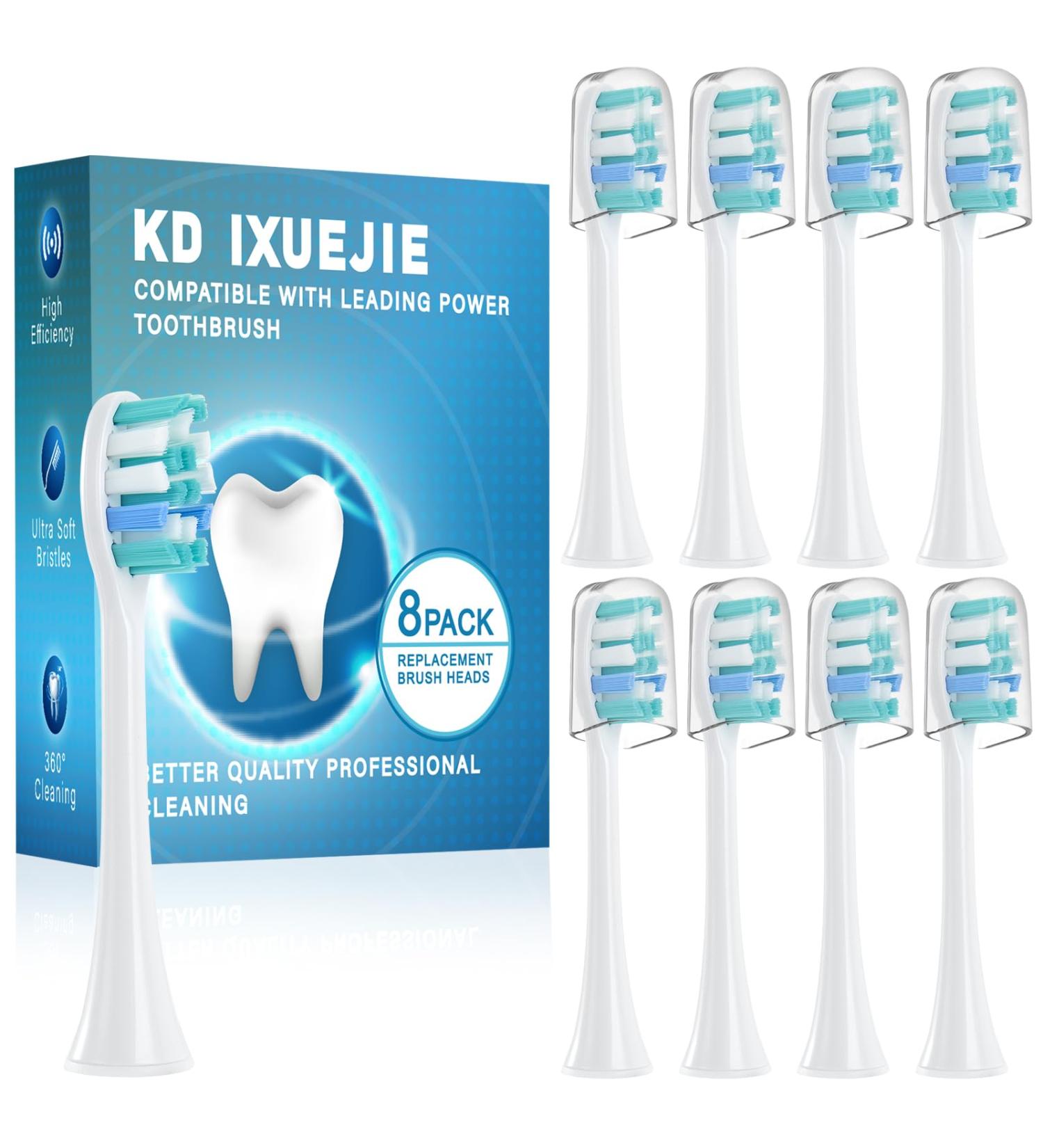 Replacement Toothbrush Heads for Philips Sonicare - Compatible Electric Toothbrush Brush Heads (Click-on/Snap-on) | KD-D2 - International Shipping Available - Buy Online on GoSupps.com