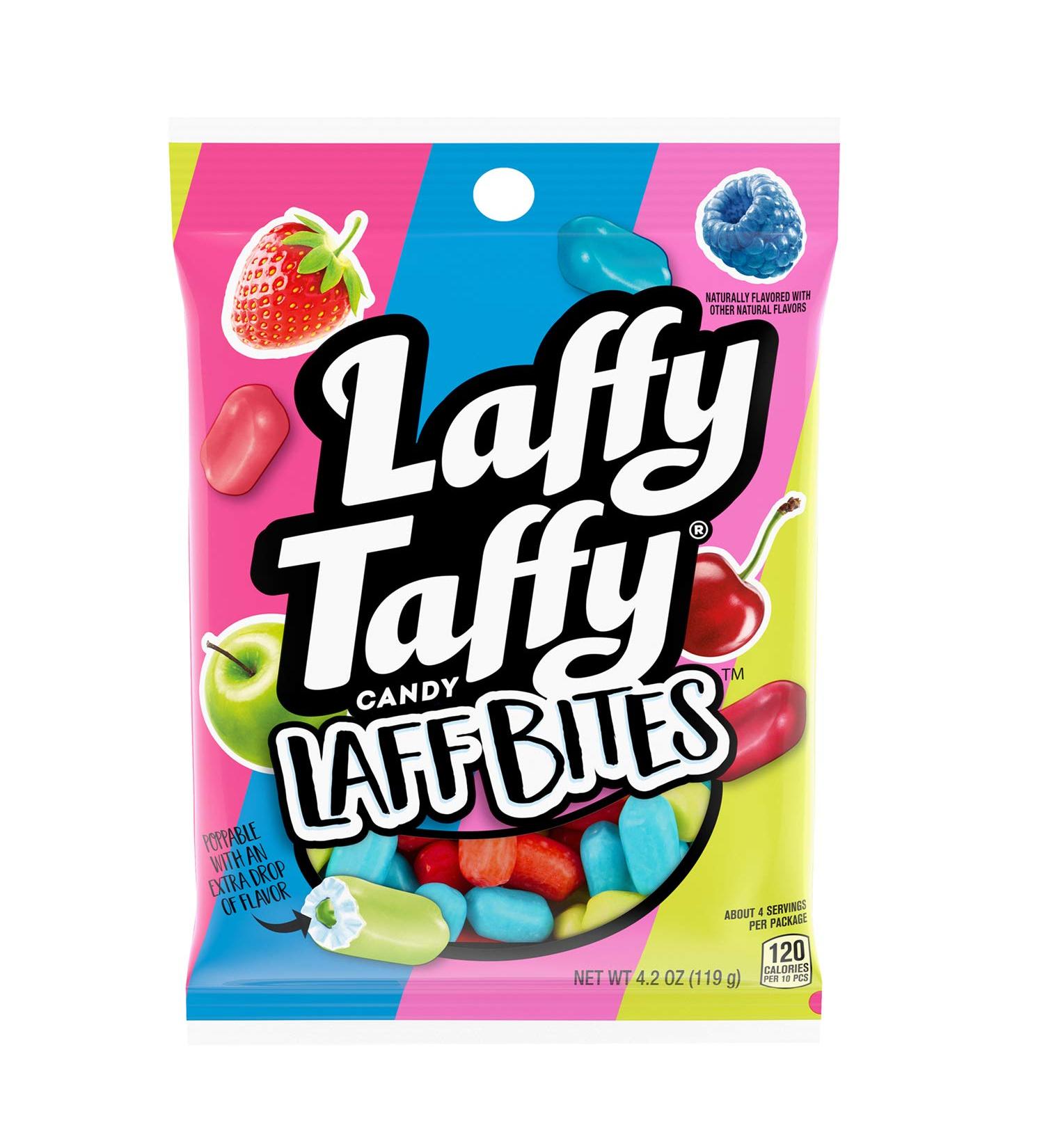Laffy Taffy Laff Bites 4.2oz - Chewy Candy Snack Pack - Buy Online on GoSupps.com