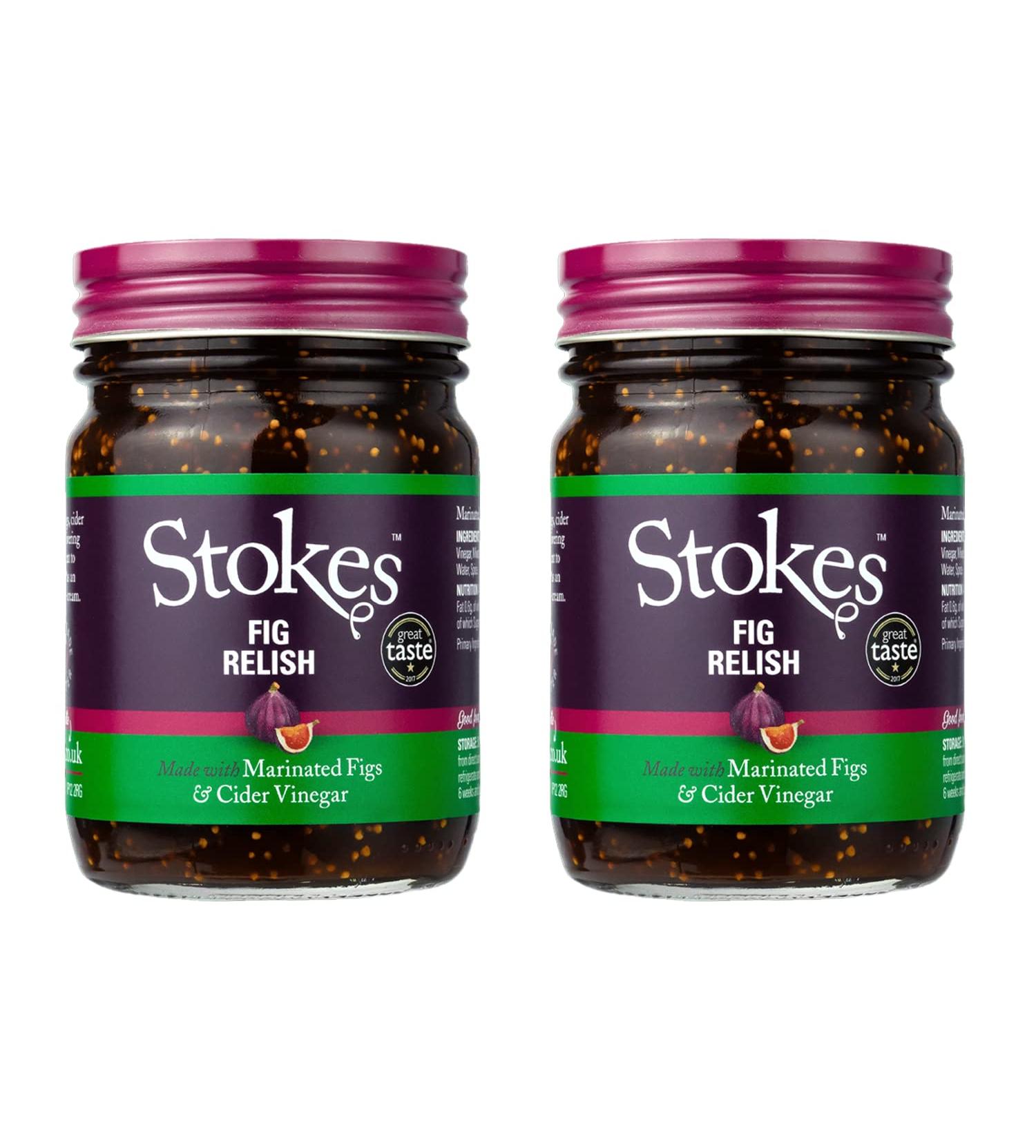 Stokes Sauces - Fig Relish 250g - Pack of 2