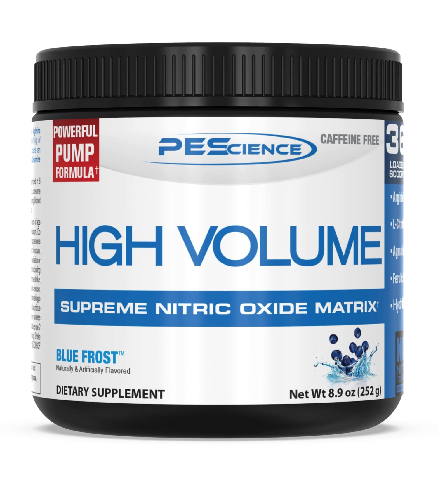 Buy PEScience High Volume Supreme Nitric Oxide Matrix - Blue Frost 8.9 oz | Boost Workout Performance - Buy Online on GoSupps.com
