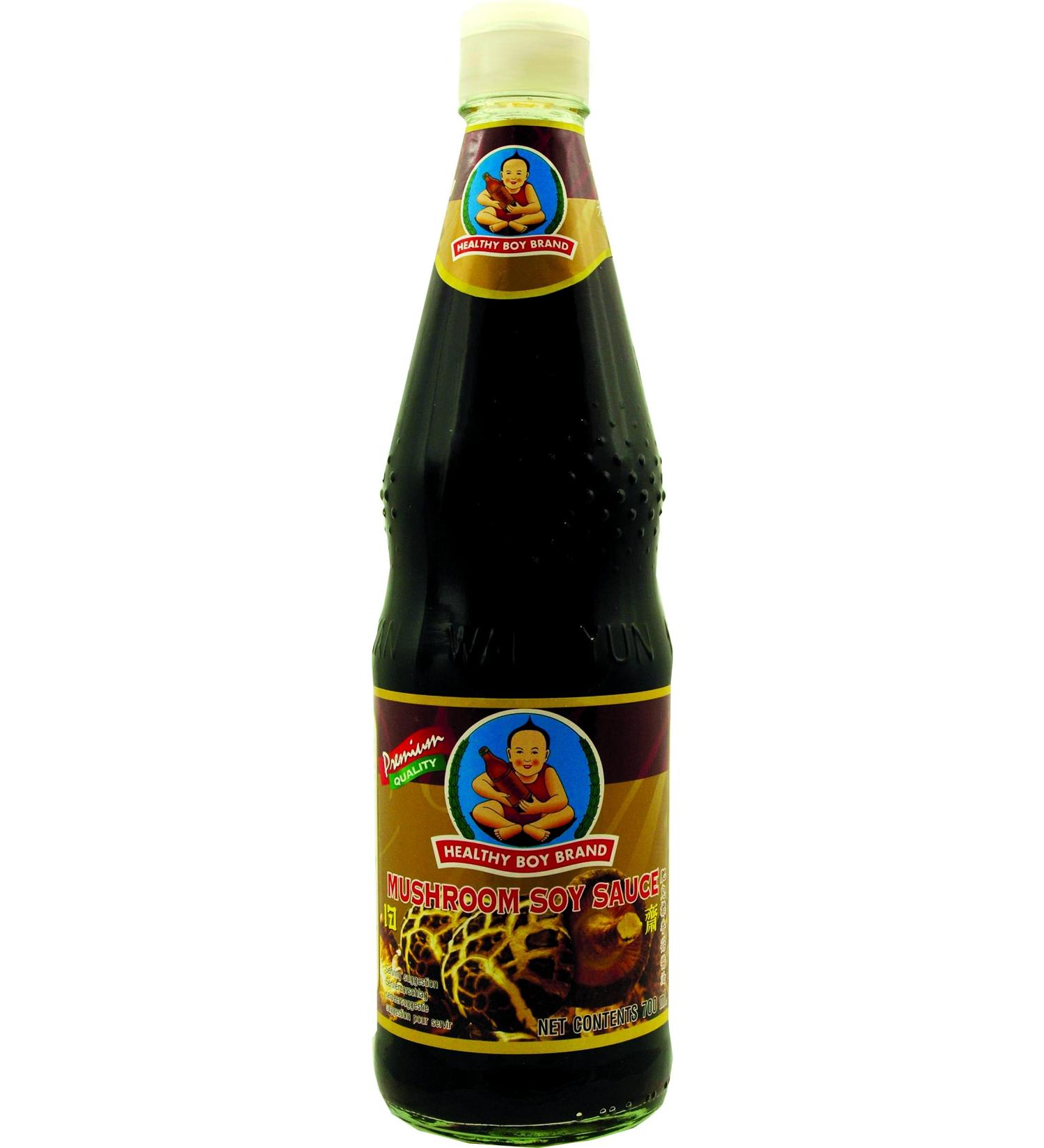 Healthy Boy Mushroom Soy Sauce 23.5 oz (5369-1) - Premium Quality Seasoning - Buy Online on GoSupps.com