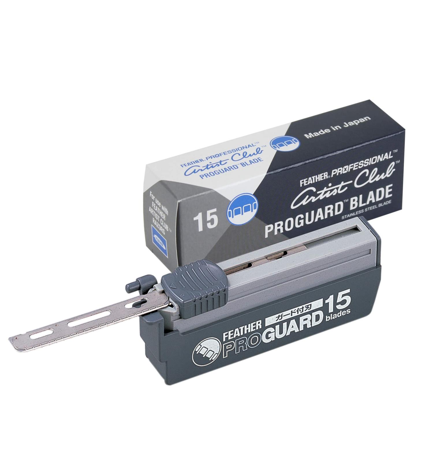 Feather Artist Club ProGuard Razor Blades 15 Count - Pack of 1 | Premium Quality Blades - Buy Online on GoSupps.com