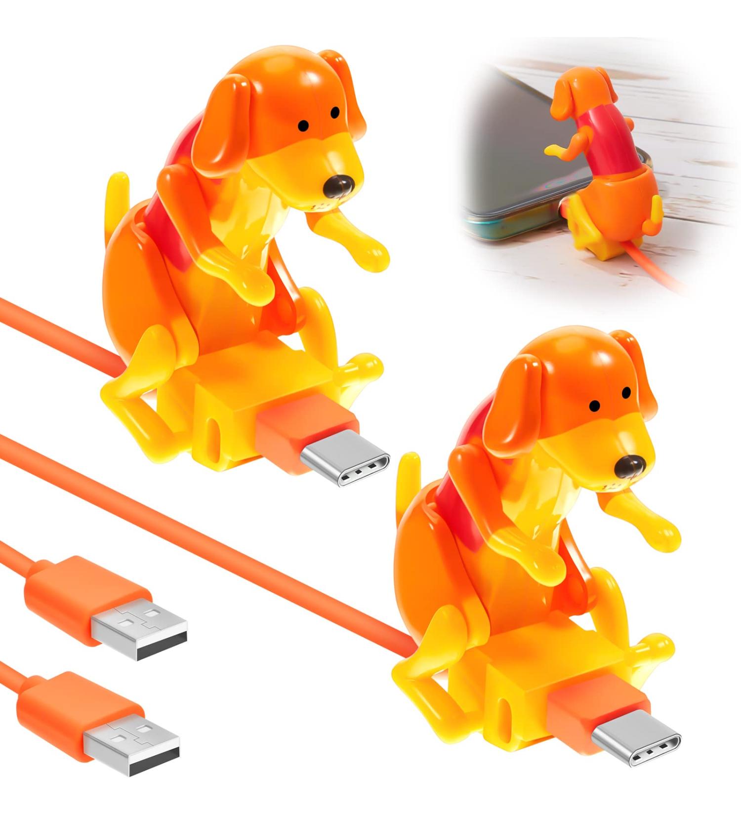 Frienda Dog Charging Cable - Cute 2-Piece USB Type C Charger for Dogs & Smartphones - Ideal for Data Transmission & Fast Charging - Buy Online on GoSupps.com