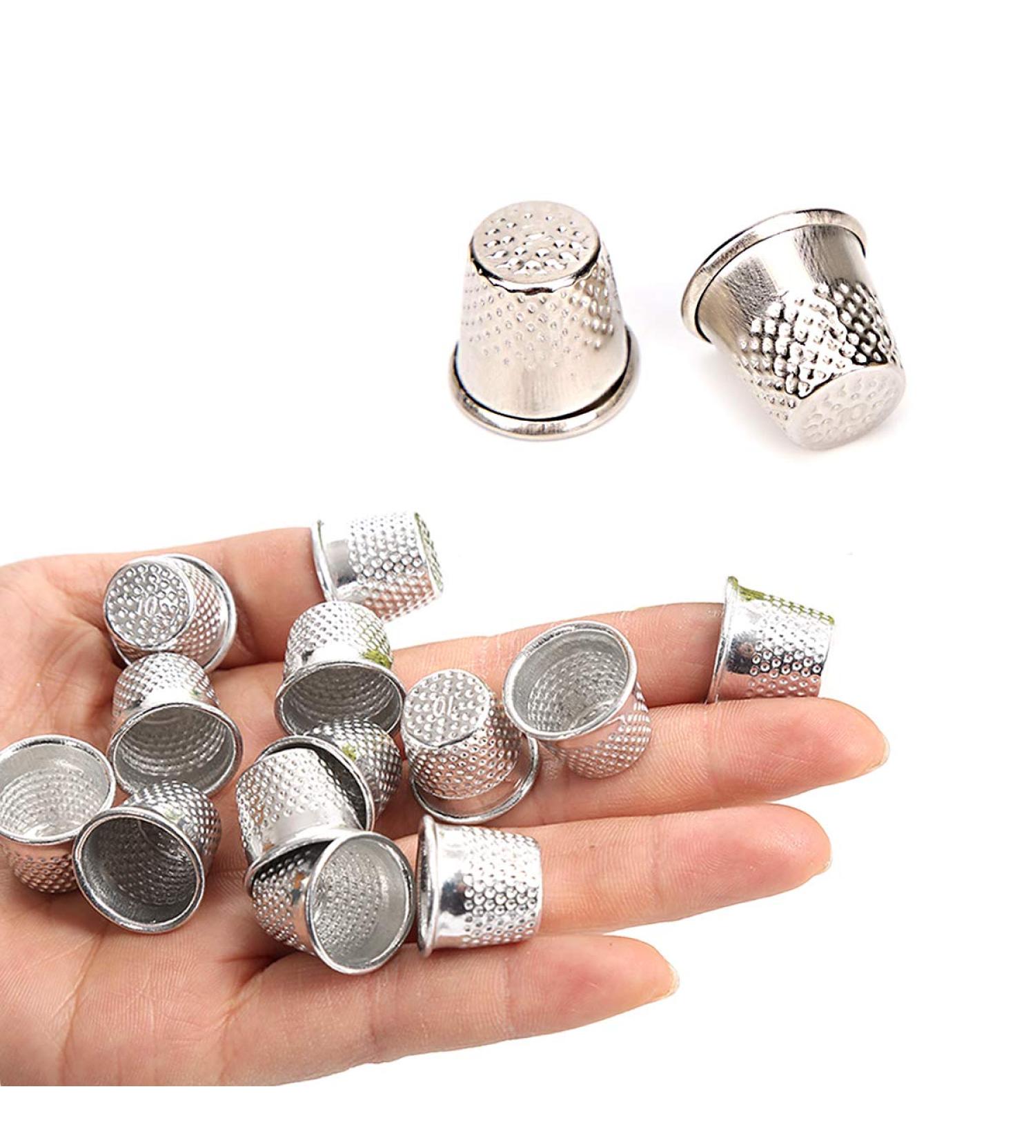 15 PCS Metal Sewing Thimble Finger Protectors for DIY Crafts - 19/18mm - Buy Online on GoSupps.com