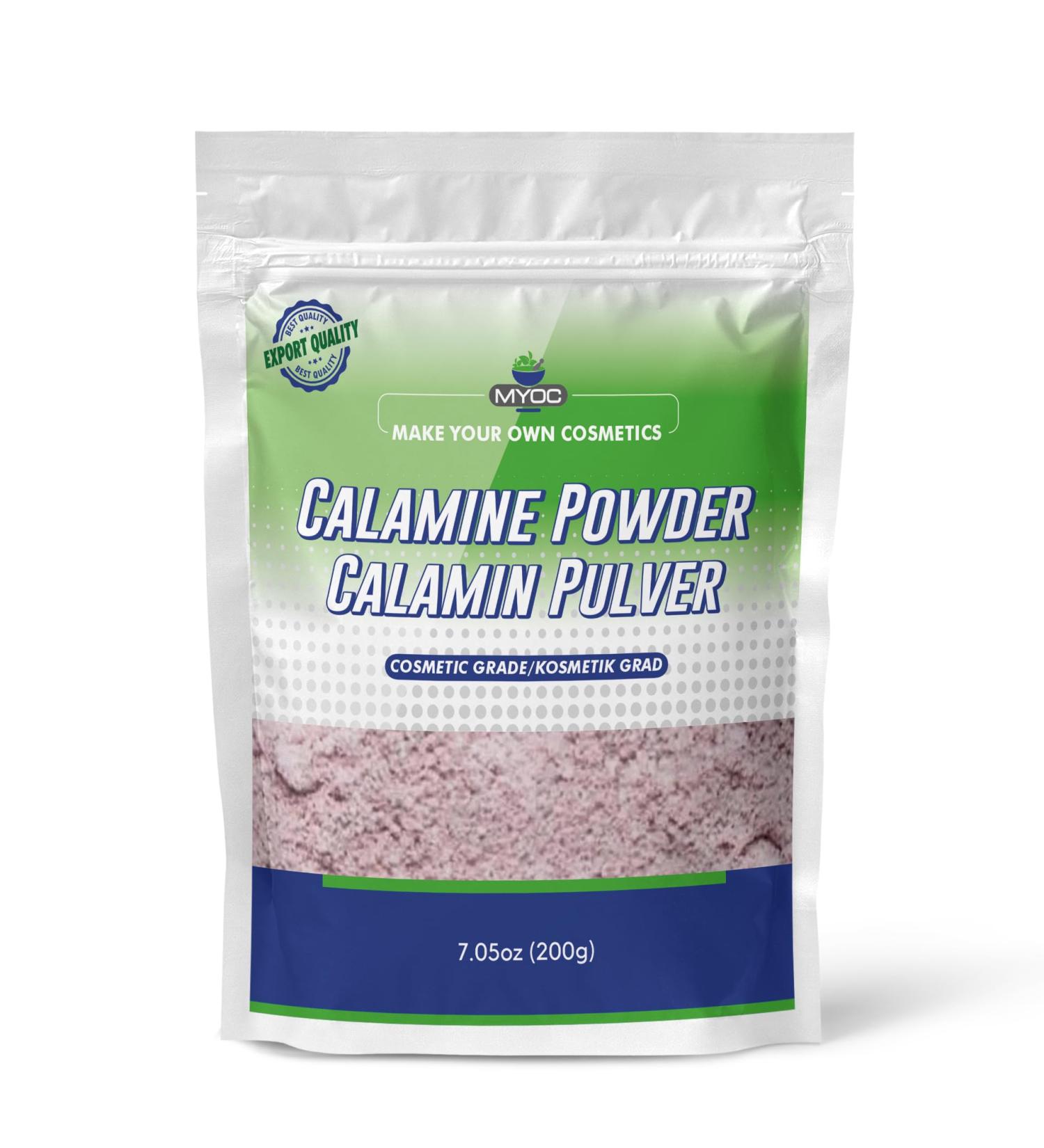 Myoc Calamine Powder 200g Cosmetic Grade Pink Clay for Face Packs DIY Skin Care Masks Lotions and Personal Care - Buy Online on GoSupps.com