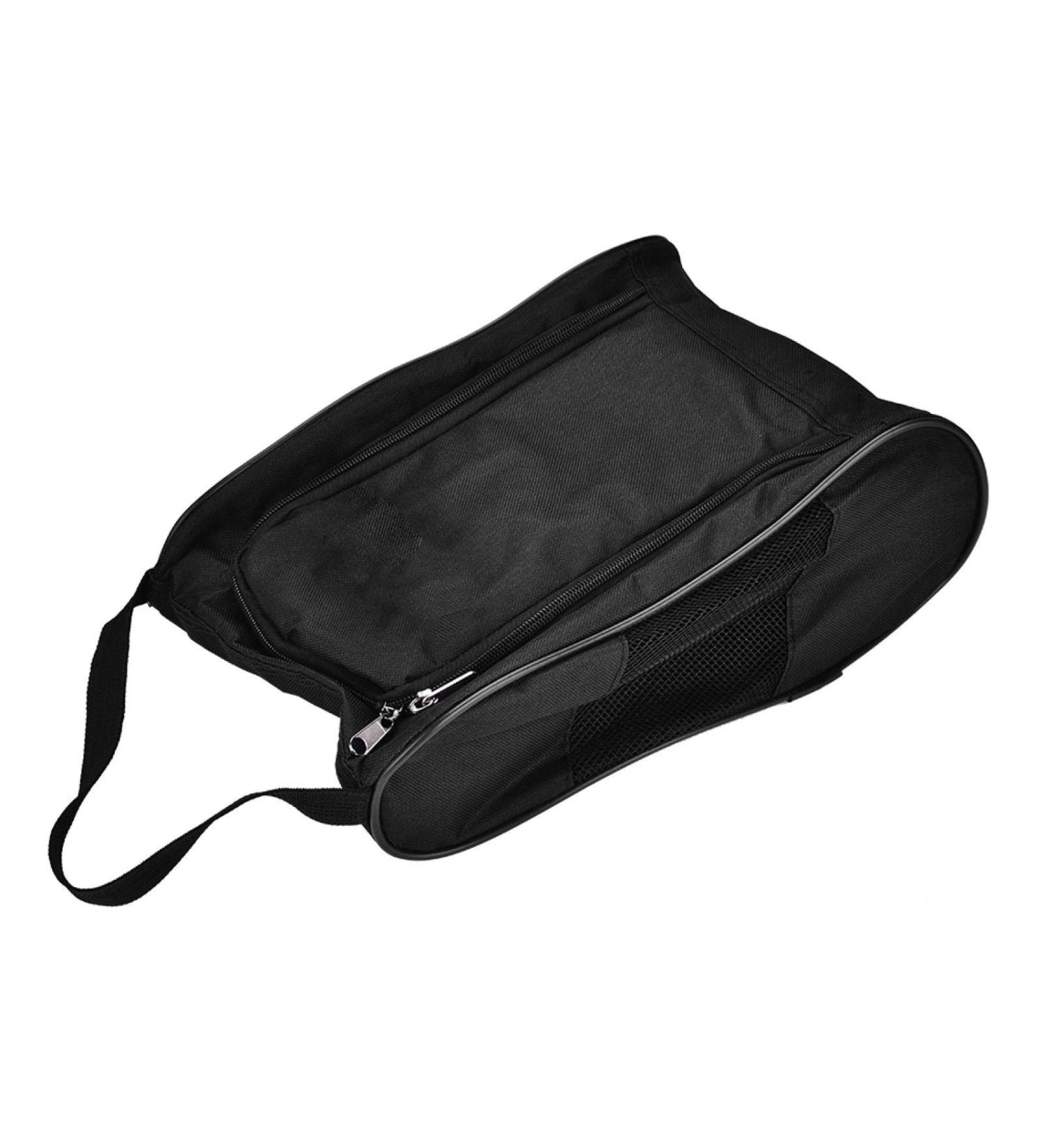Fdit Golf Shoe Bag - Breathable Multifunctional Black Bag for Golf Accessories - Perfect for International Shipping - Buy Online on GoSupps.com