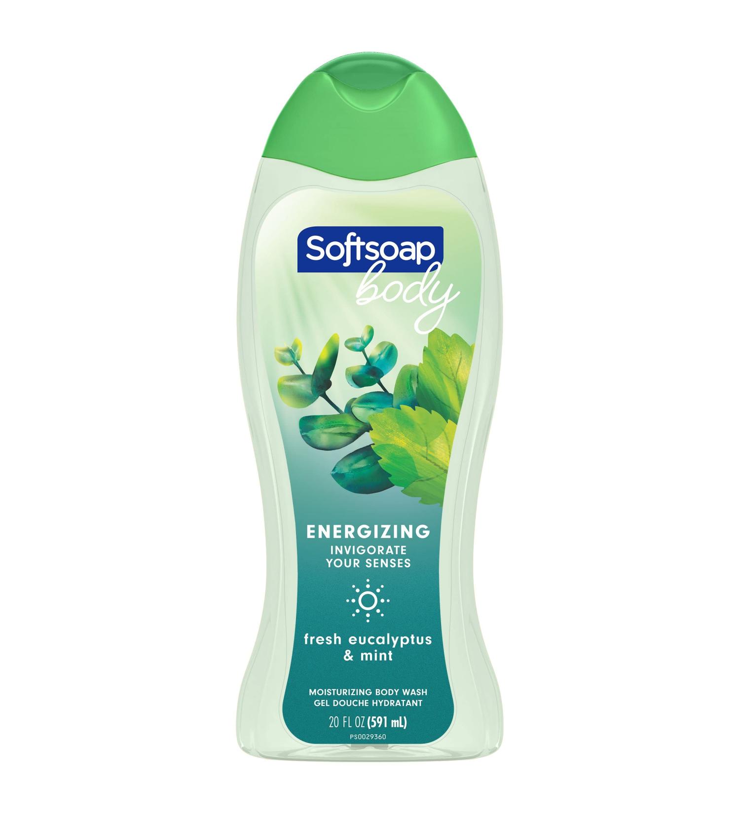 Softsoap Eucalyptus & Mint Moisturizing Body Wash 591ml - Refreshing Hydration for All Skin Types | International Shipping Available - Buy Online on GoSupps.com