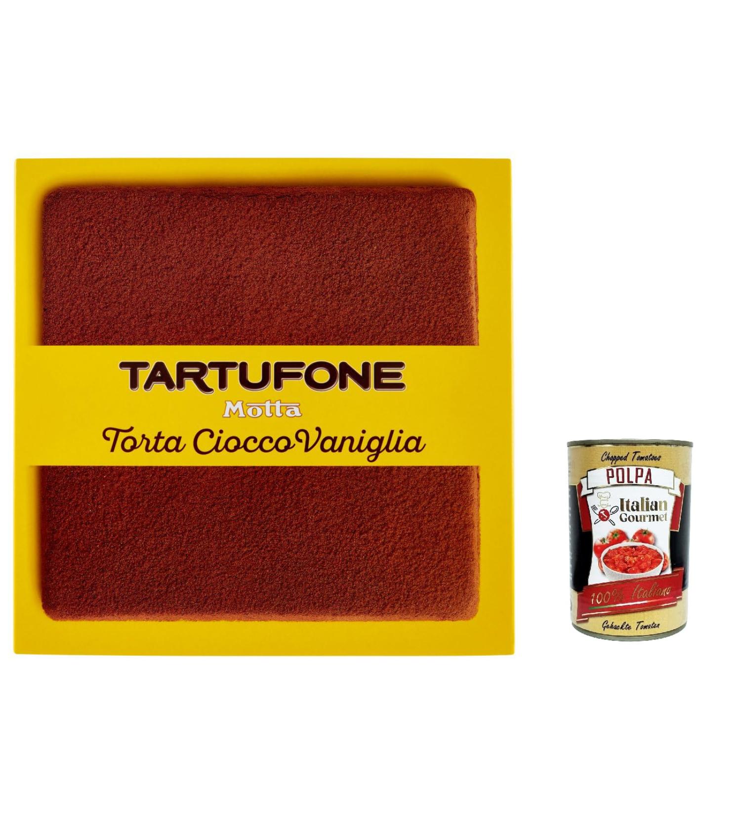  Italian Gourmet E.R. Motta Tartufone Torta Ciocco Vaniglia Set of 3 chocolate cream cakes 450 g - Buy Online on GoSupps.com