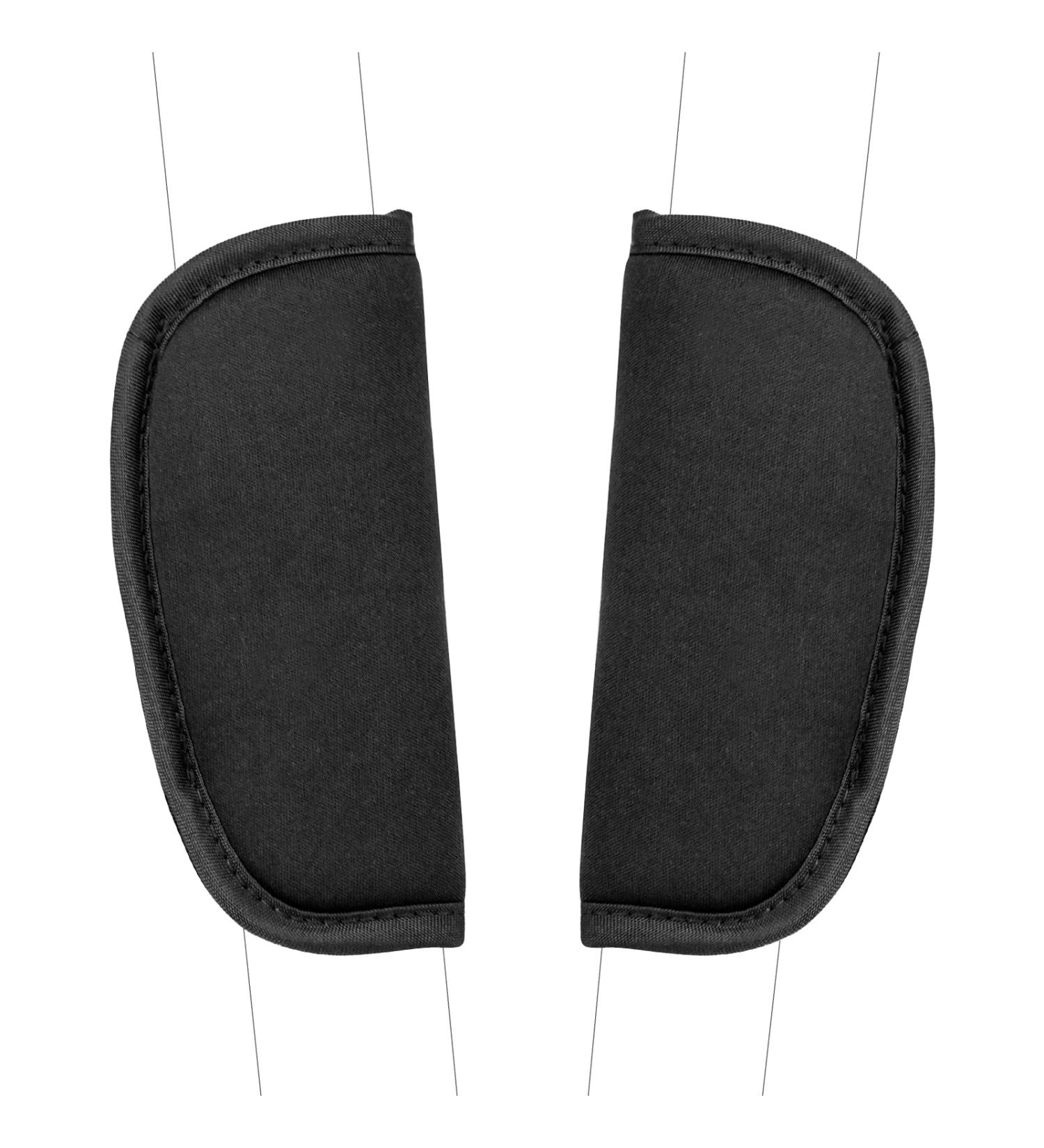 HAOSEA Baby Stroller Car Seat Strap Covers - 2 Piece Soft Belt Cushion for Newborns, Infants & Kids (Black) - Buy Online on GoSupps.com