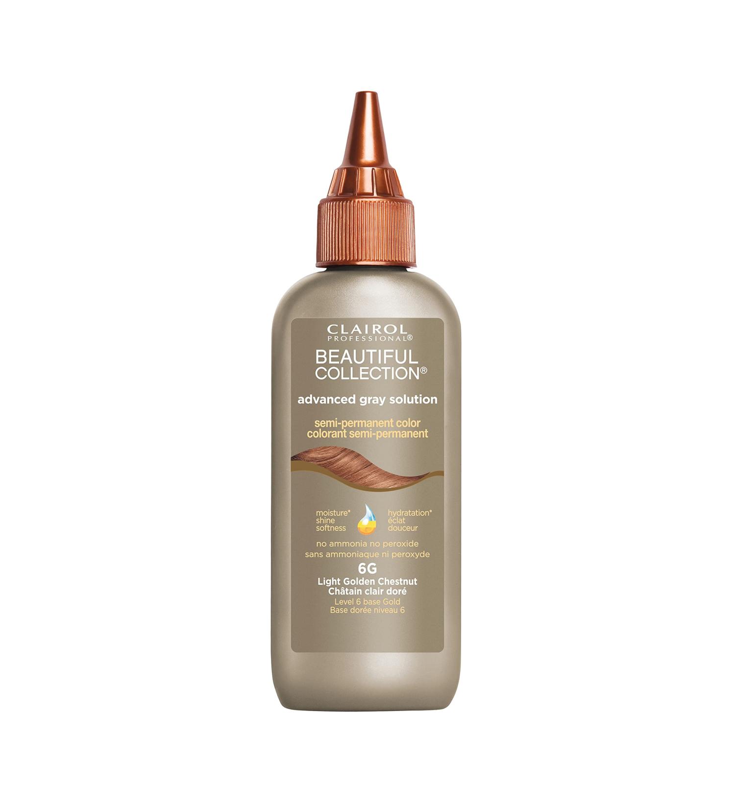 Clairol Professional Beautiful Advanced Gray Solutions 6g Light Gdn Chestnut Semi-Permanent Hair Color - Buy Online on GoSupps.com